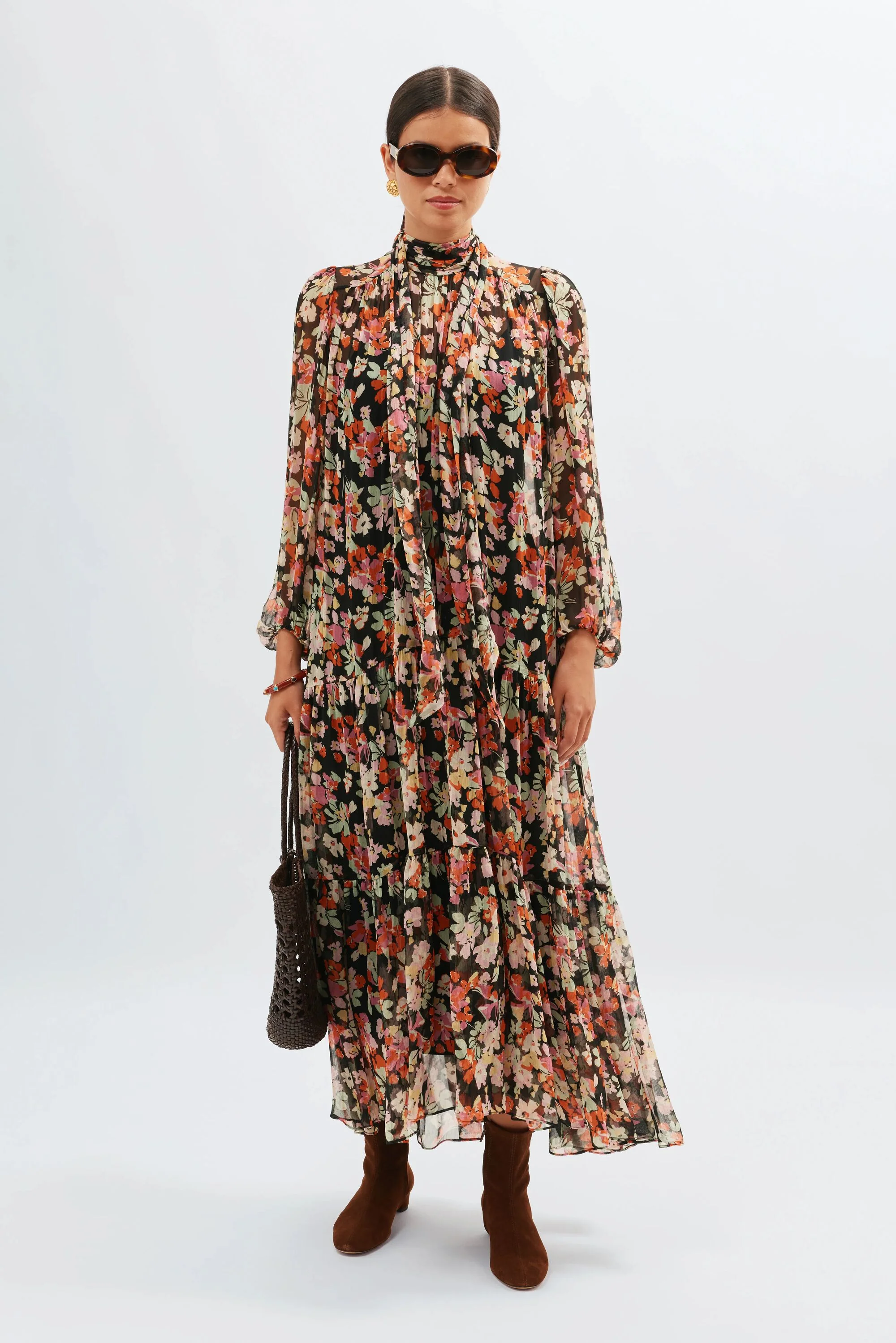 Adalind - Primrose Floral Deep Navy