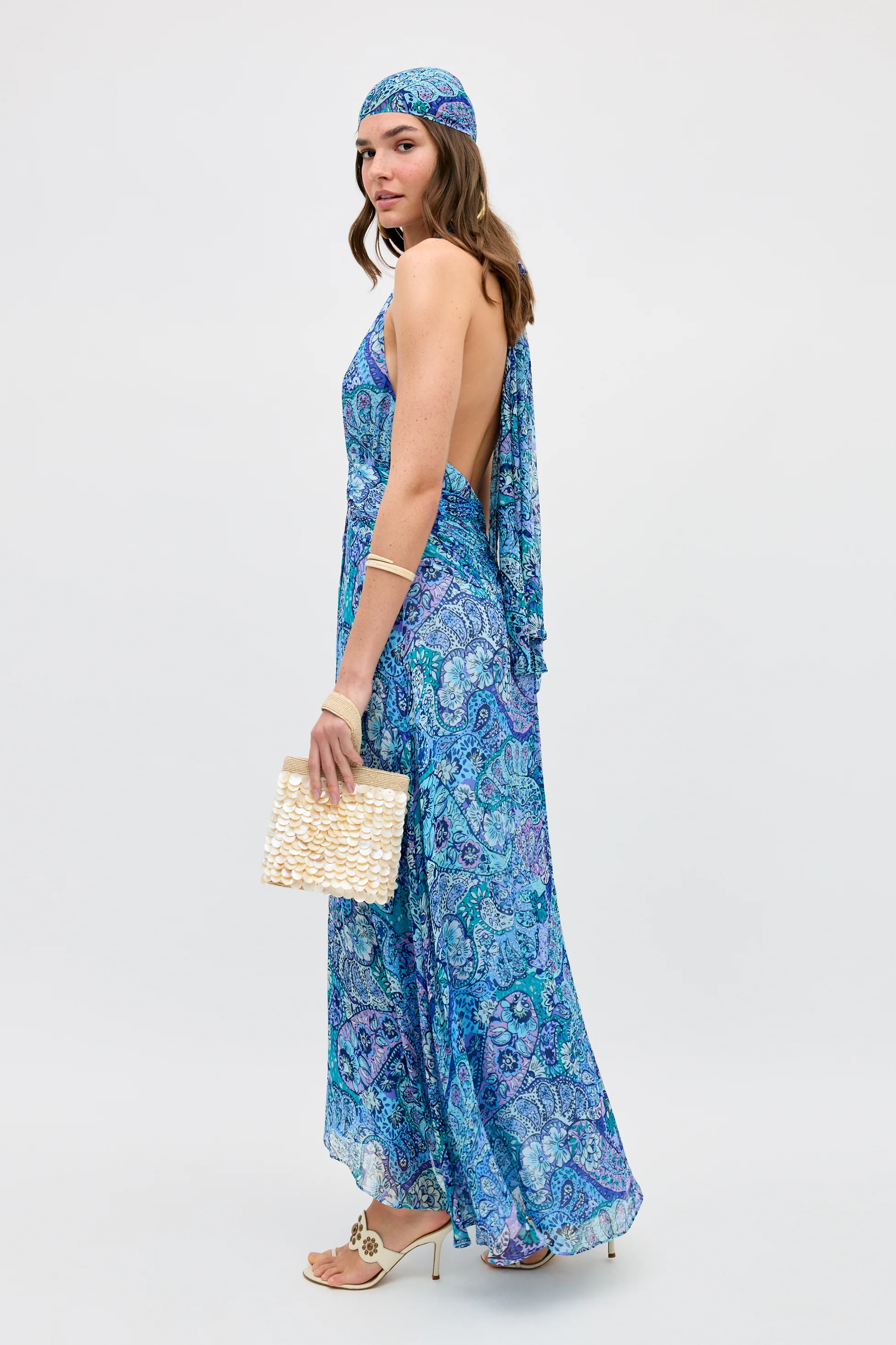 Alaina - Paisley Floral Blue - Image 2