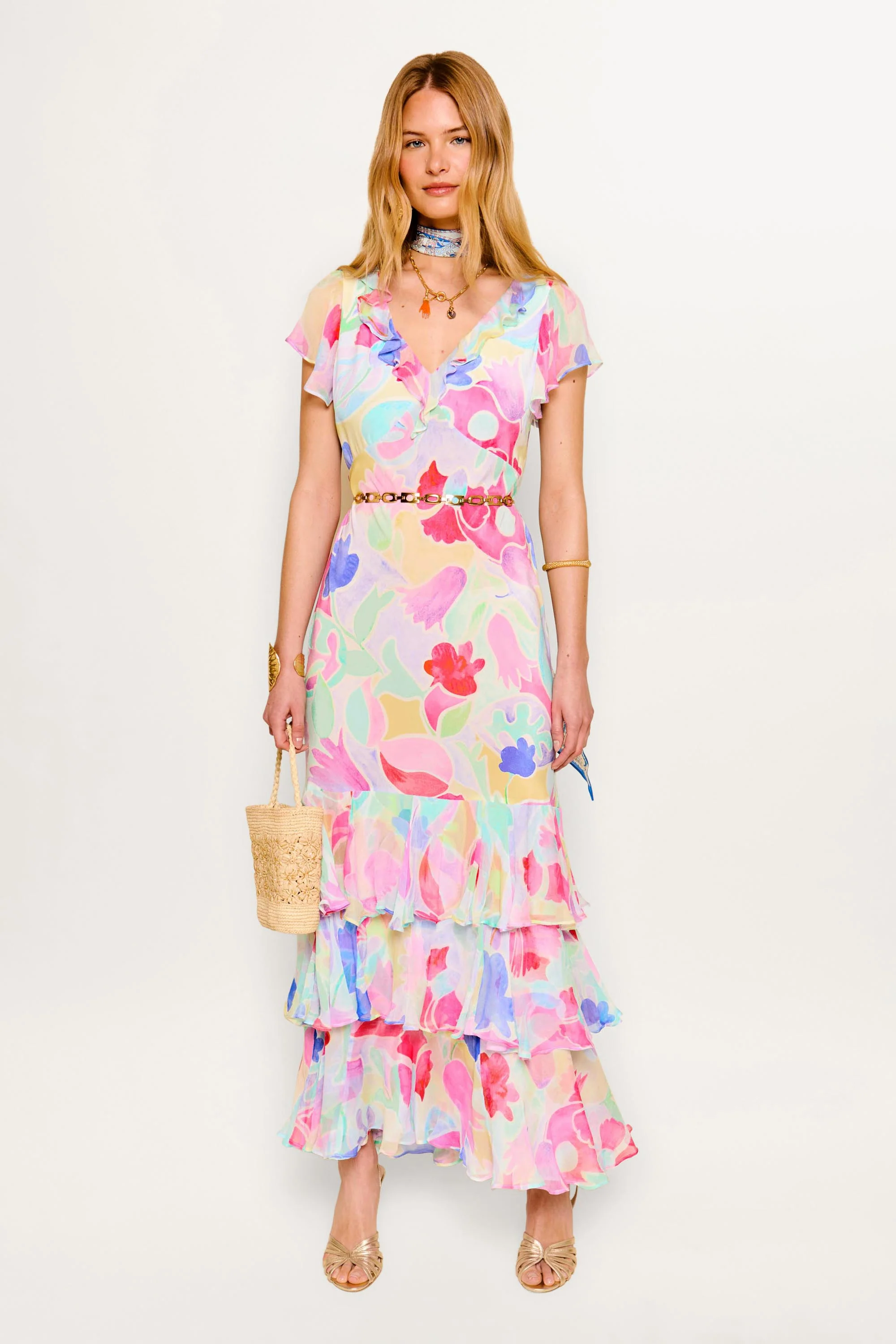 Amelle - Abstract Tulip Ivory