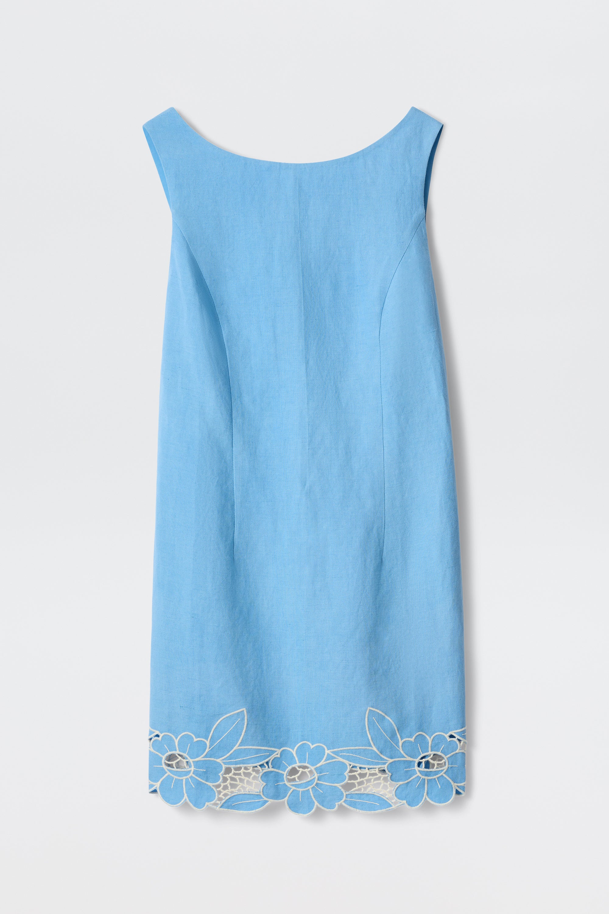 Bingley - Daisy Cutwork Embroidery Blue - Image 6