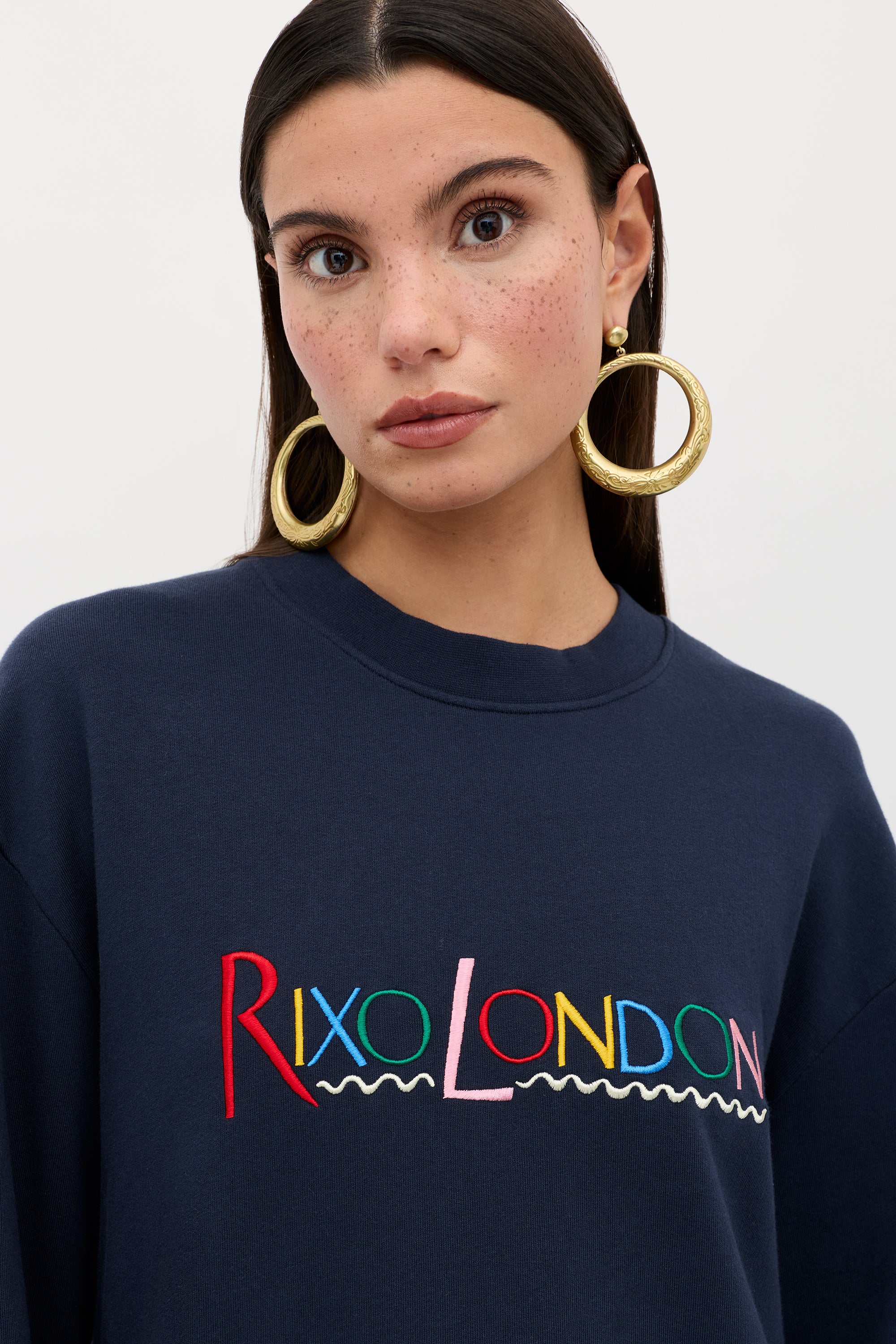 Blaze  -  London Embroidery Navy - Image 5