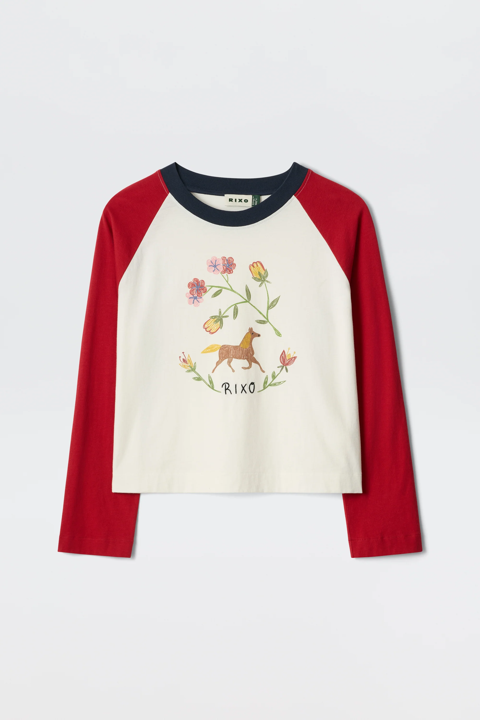 Brynnleigh T-Shirt Pony Floral Ivory - Image 5