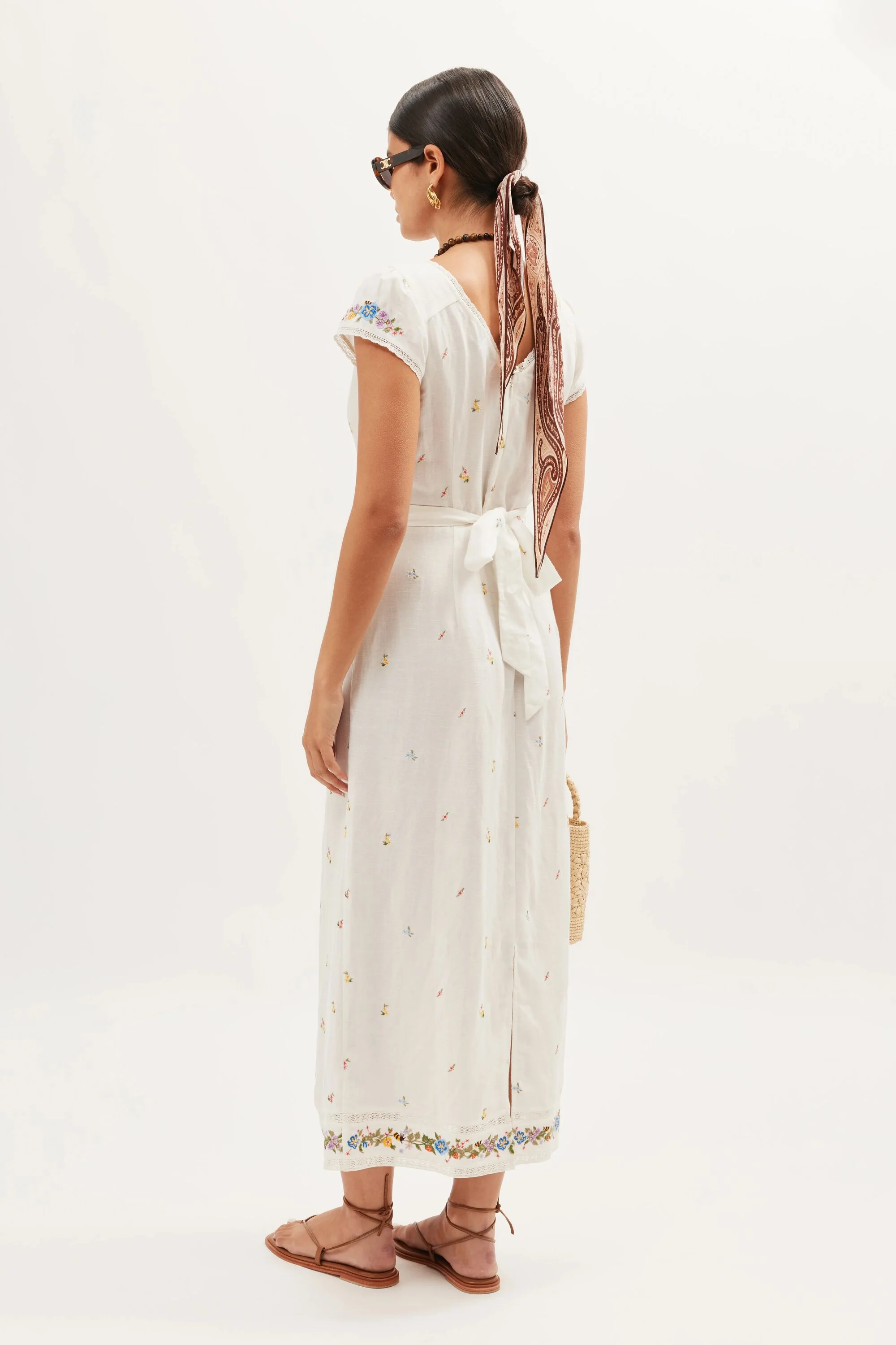 Carey - Meadow Embroidery Ivory - Image 4