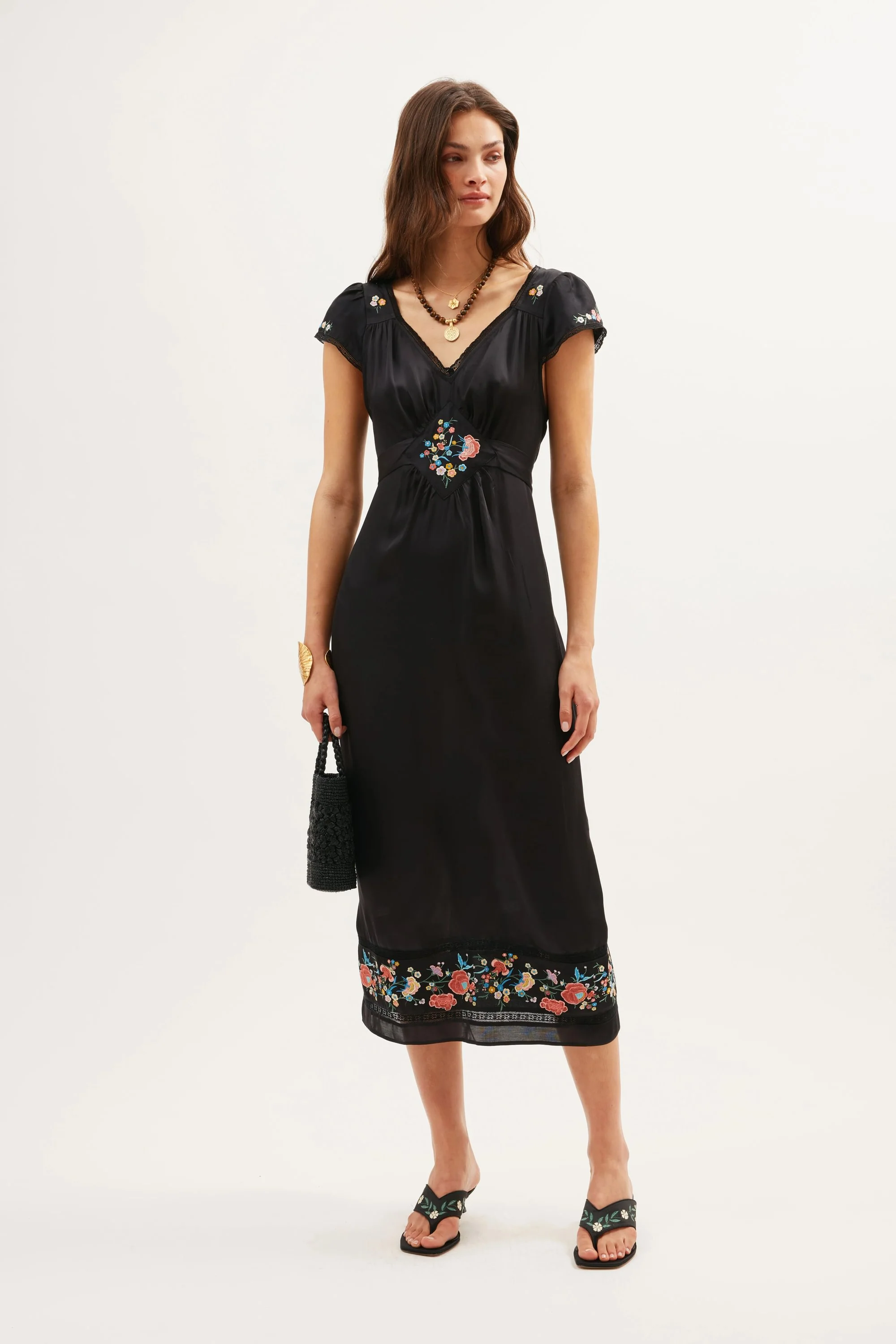 Carey - Orchard Embroidery Black - Image 5