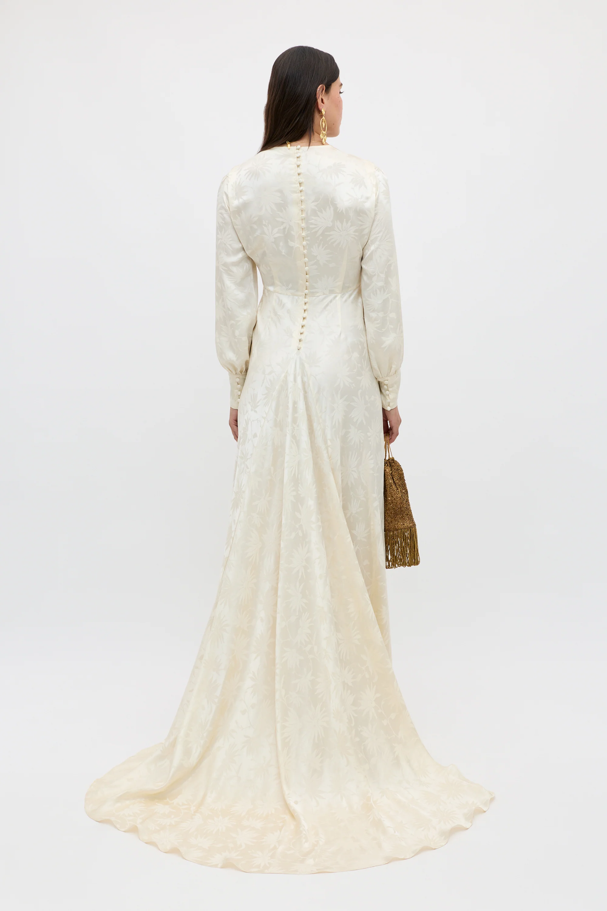 Clementine - Daisy Jacquard Champagne - Image 3