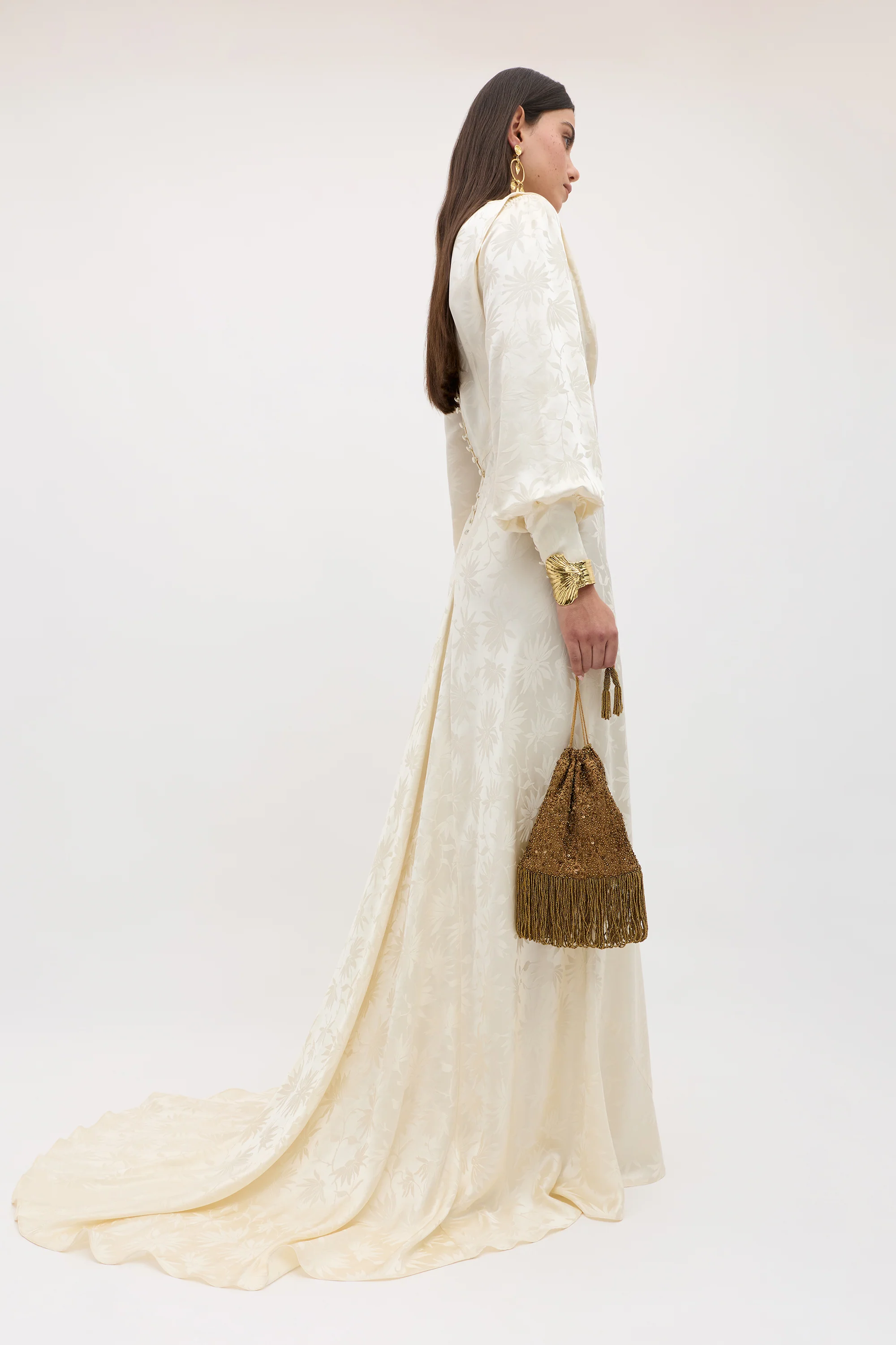 Clementine - Daisy Jacquard Champagne - Image 5