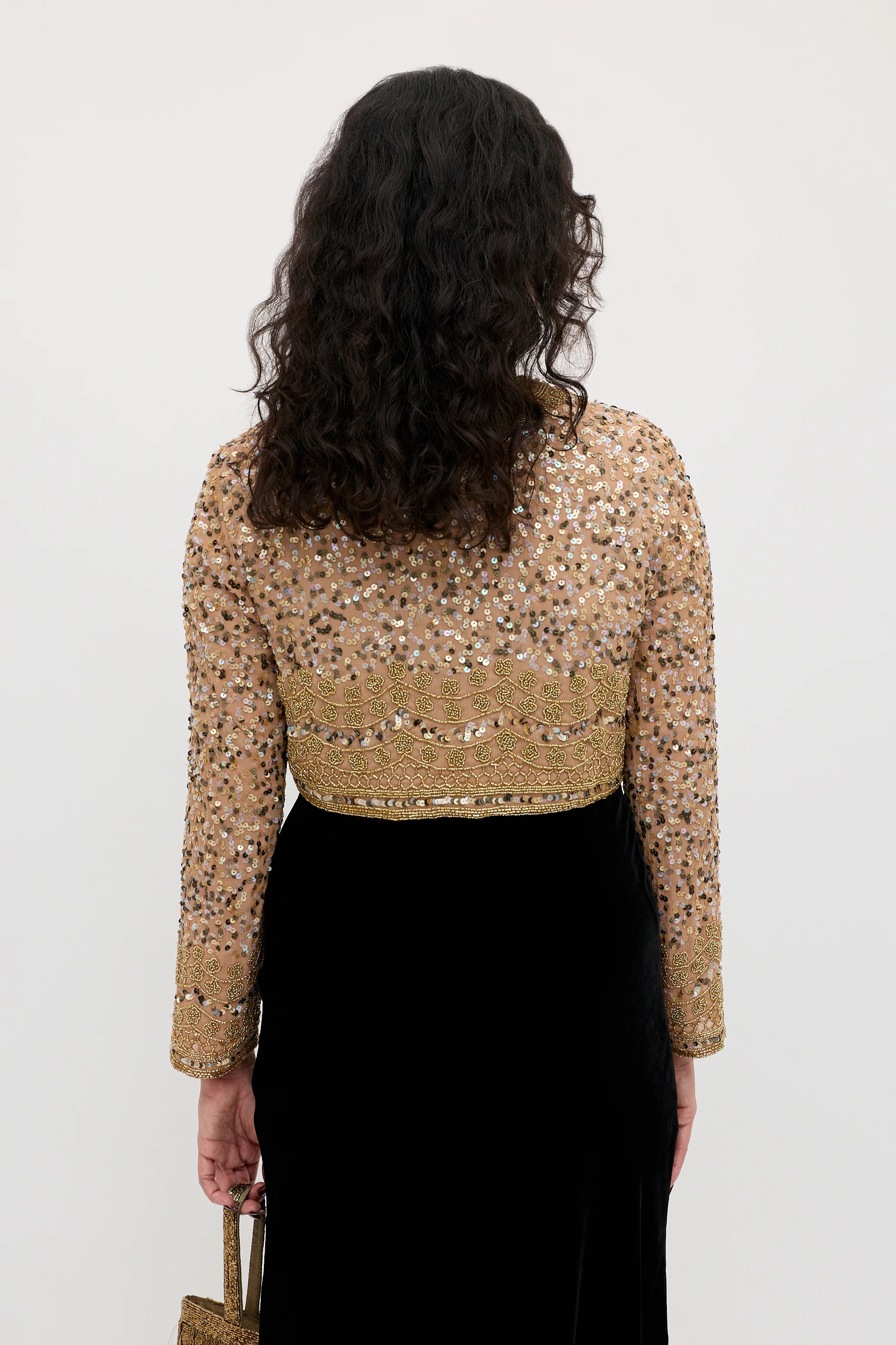 Cliona  -  Art Deco Embellishment Antique Gold - Image 3