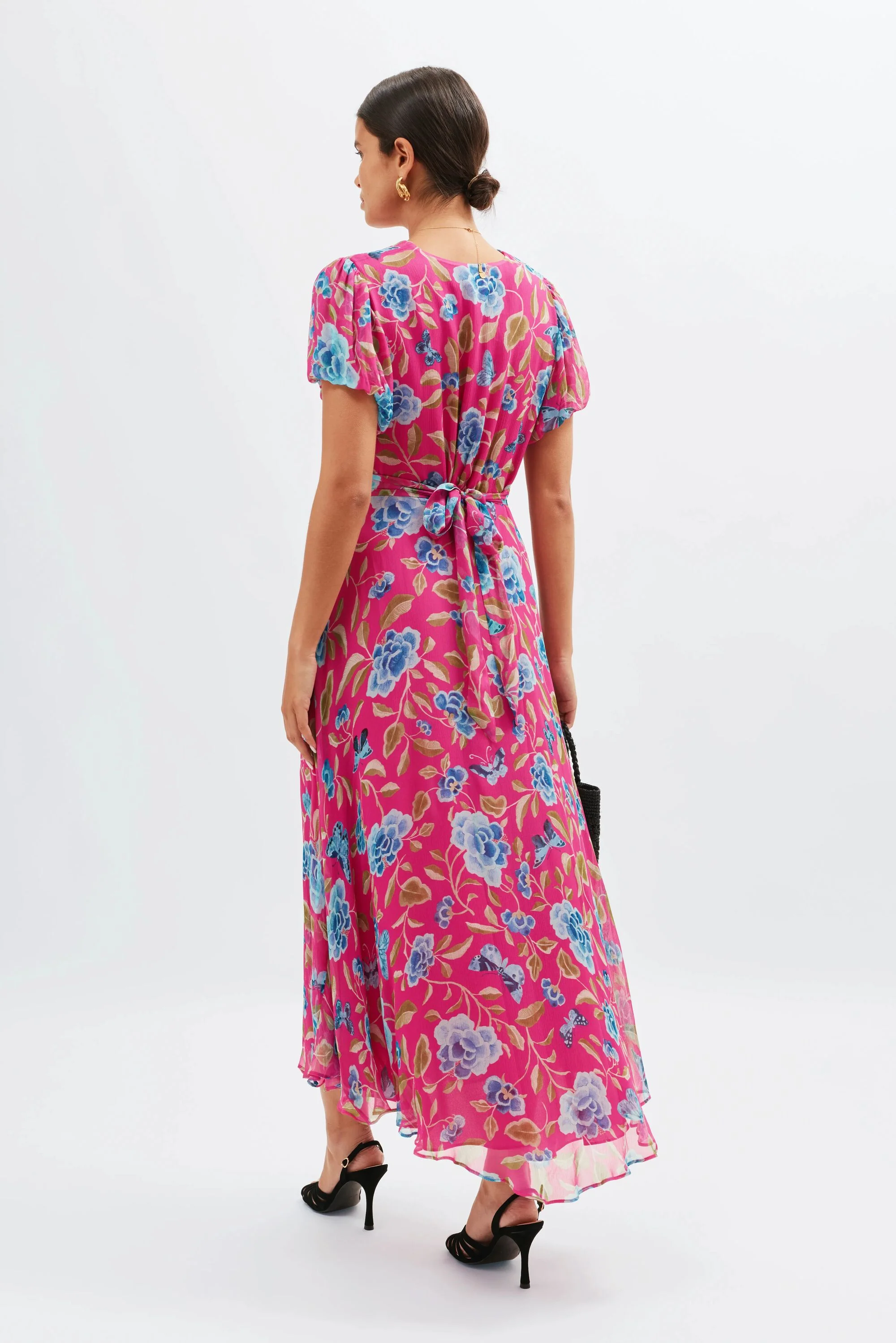 Corrine - Butterfly Floral Magenta - Image 5