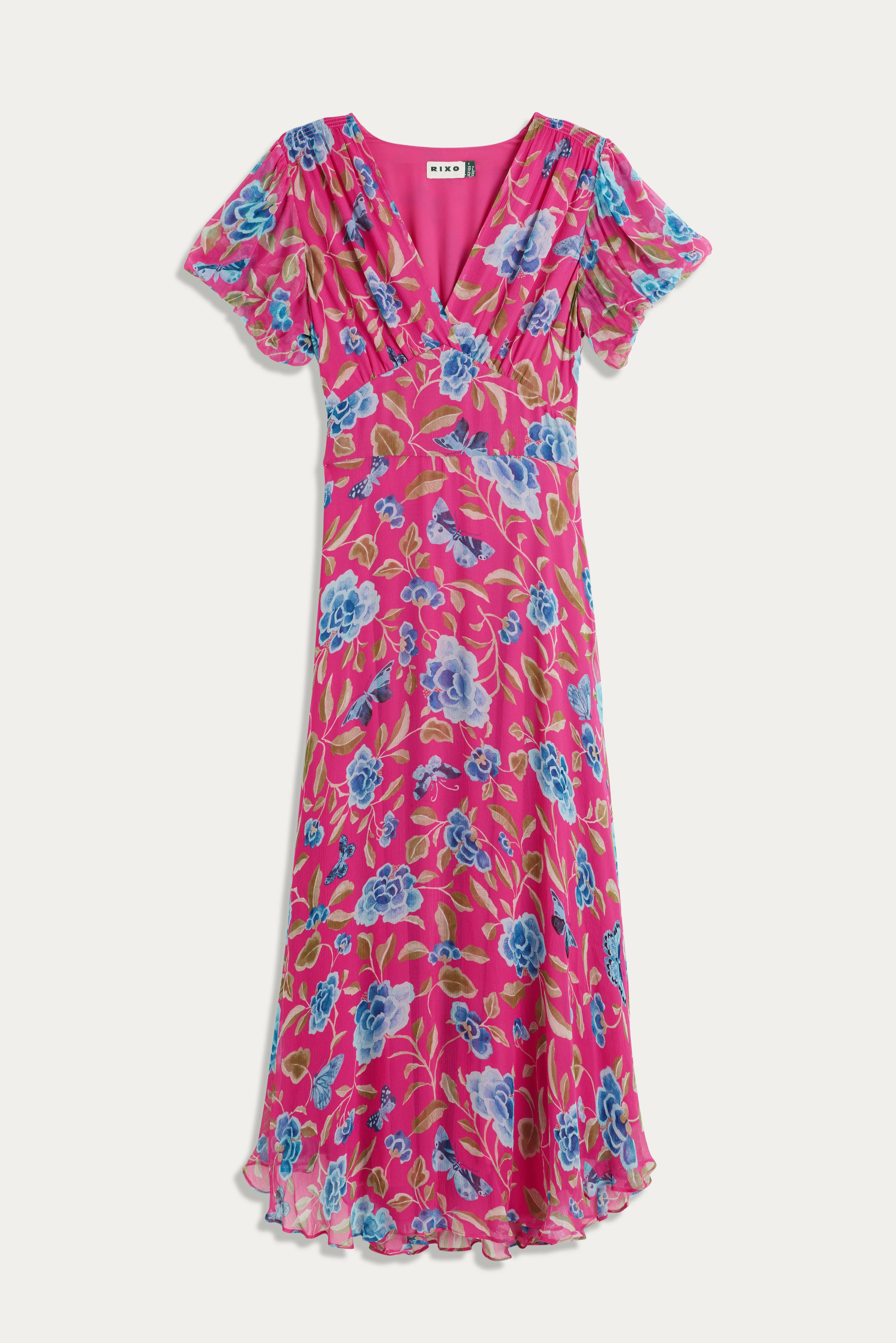 Corrine - Butterfly Floral Magenta - Image 6
