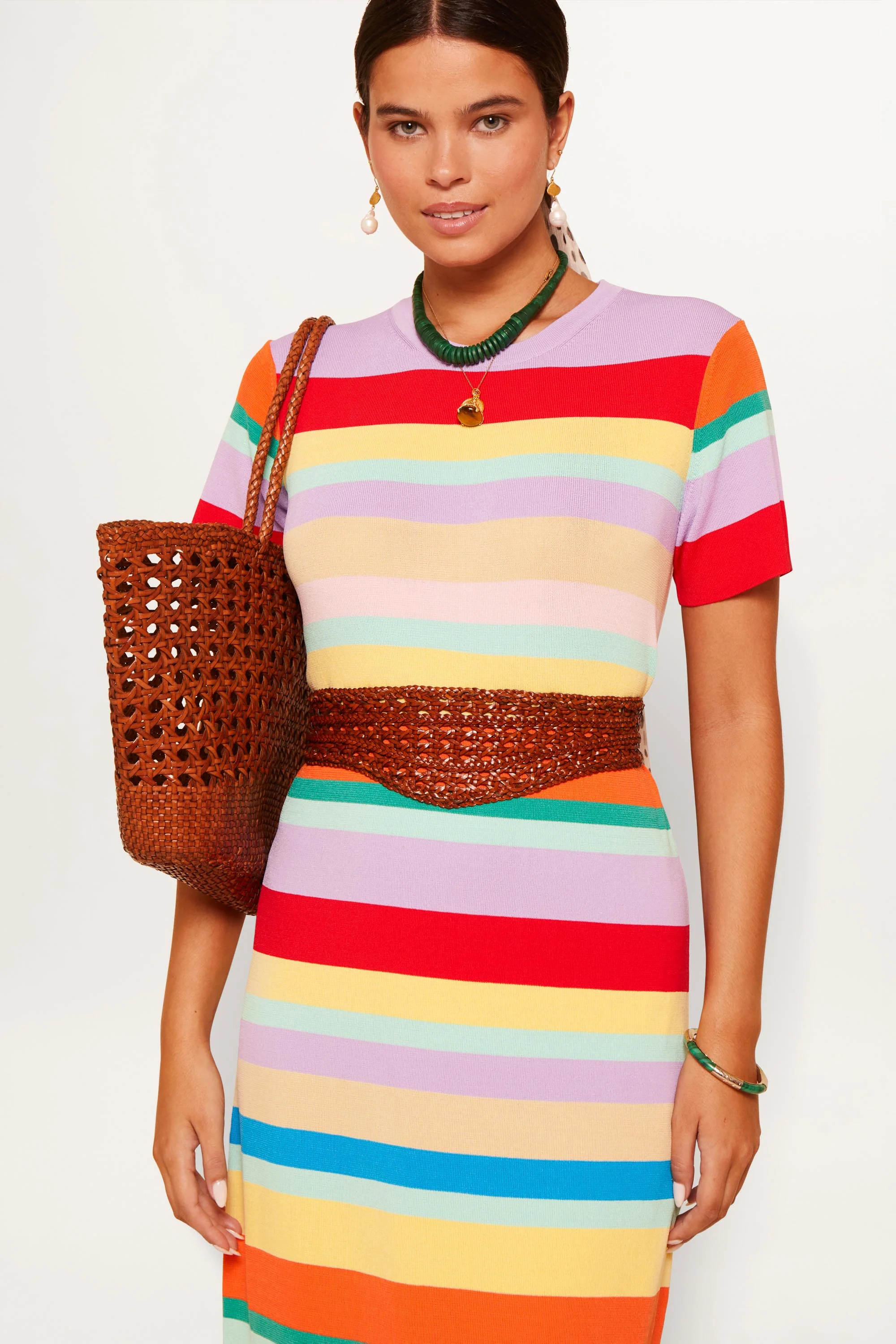 Duster - Capri Stripe Yarn Dyed Multi - Image 3