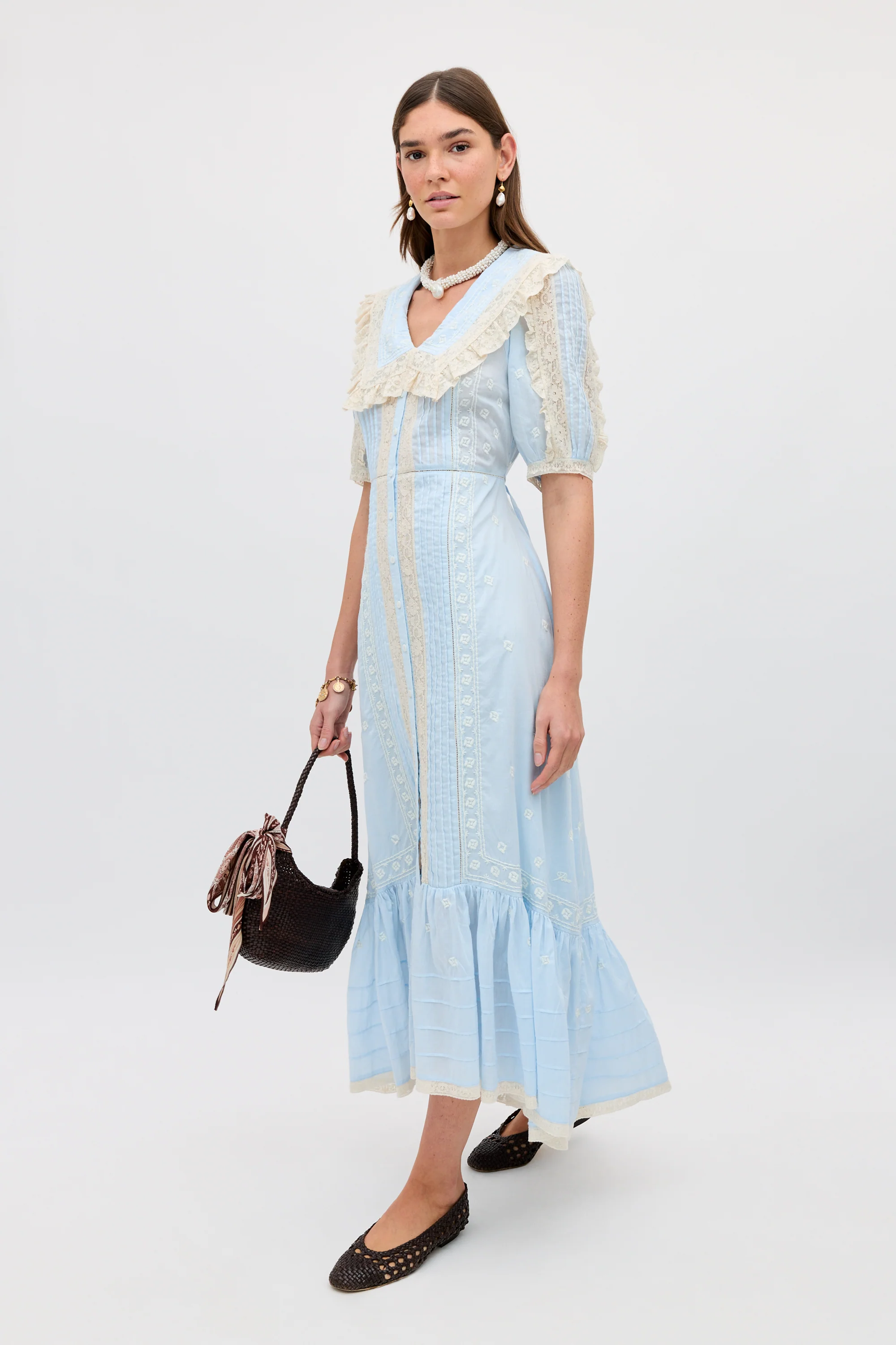 Edina - Mira Embroidery Powder Blue - Image 6
