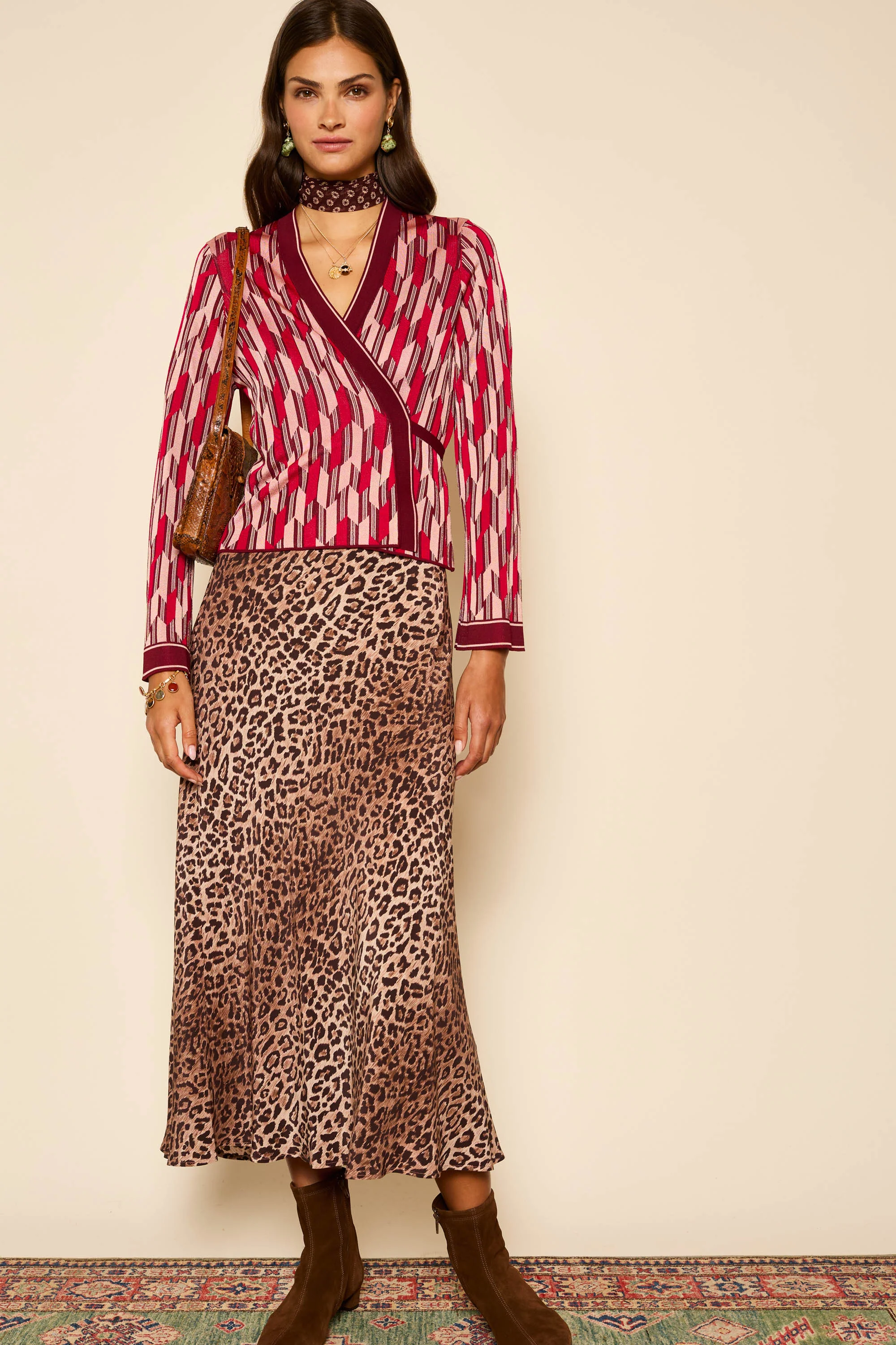 Elijah - Chevron Knit Berry - Image 4