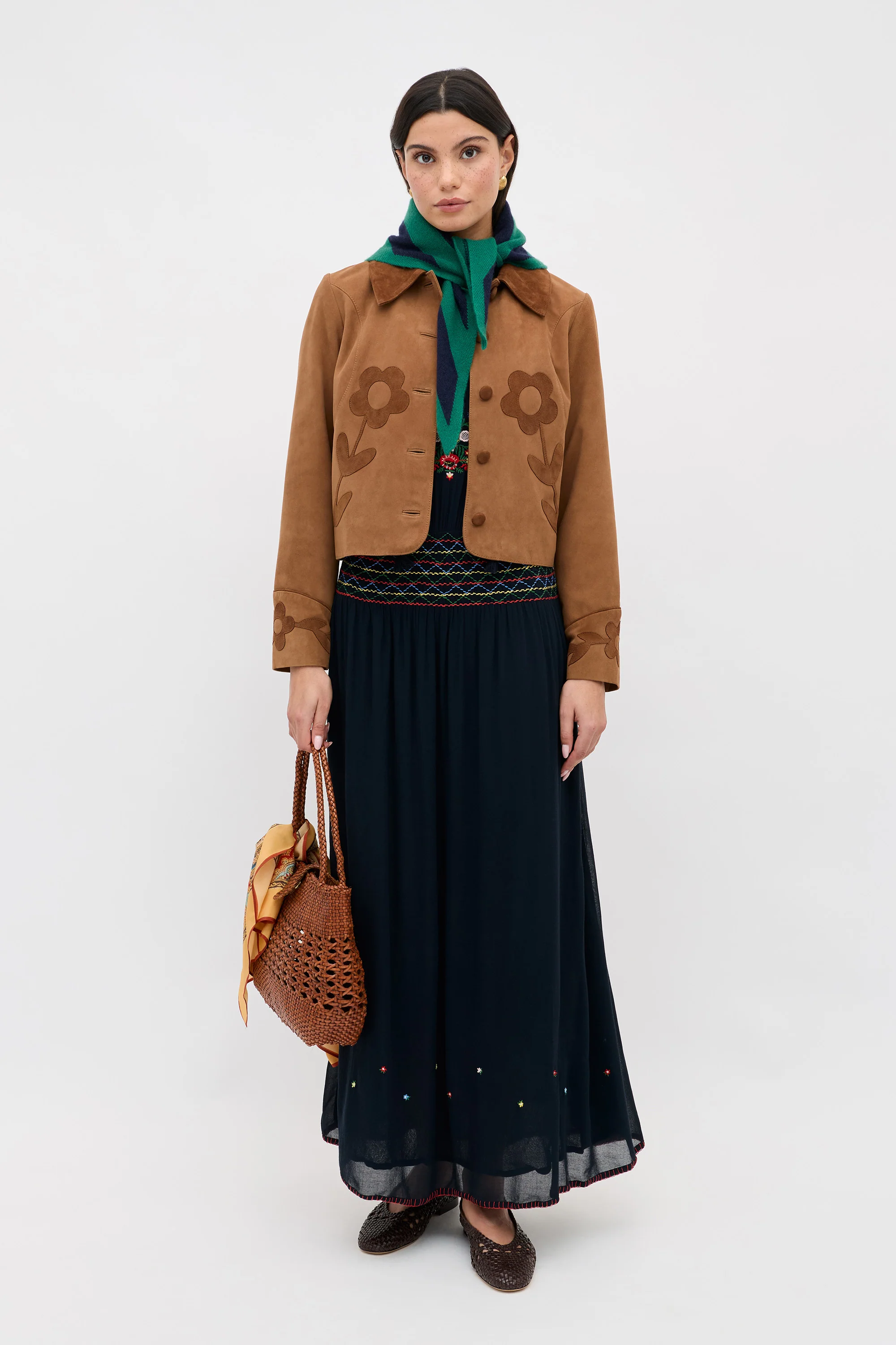 Emilio - Petunia Embroidery Navy - Image 4