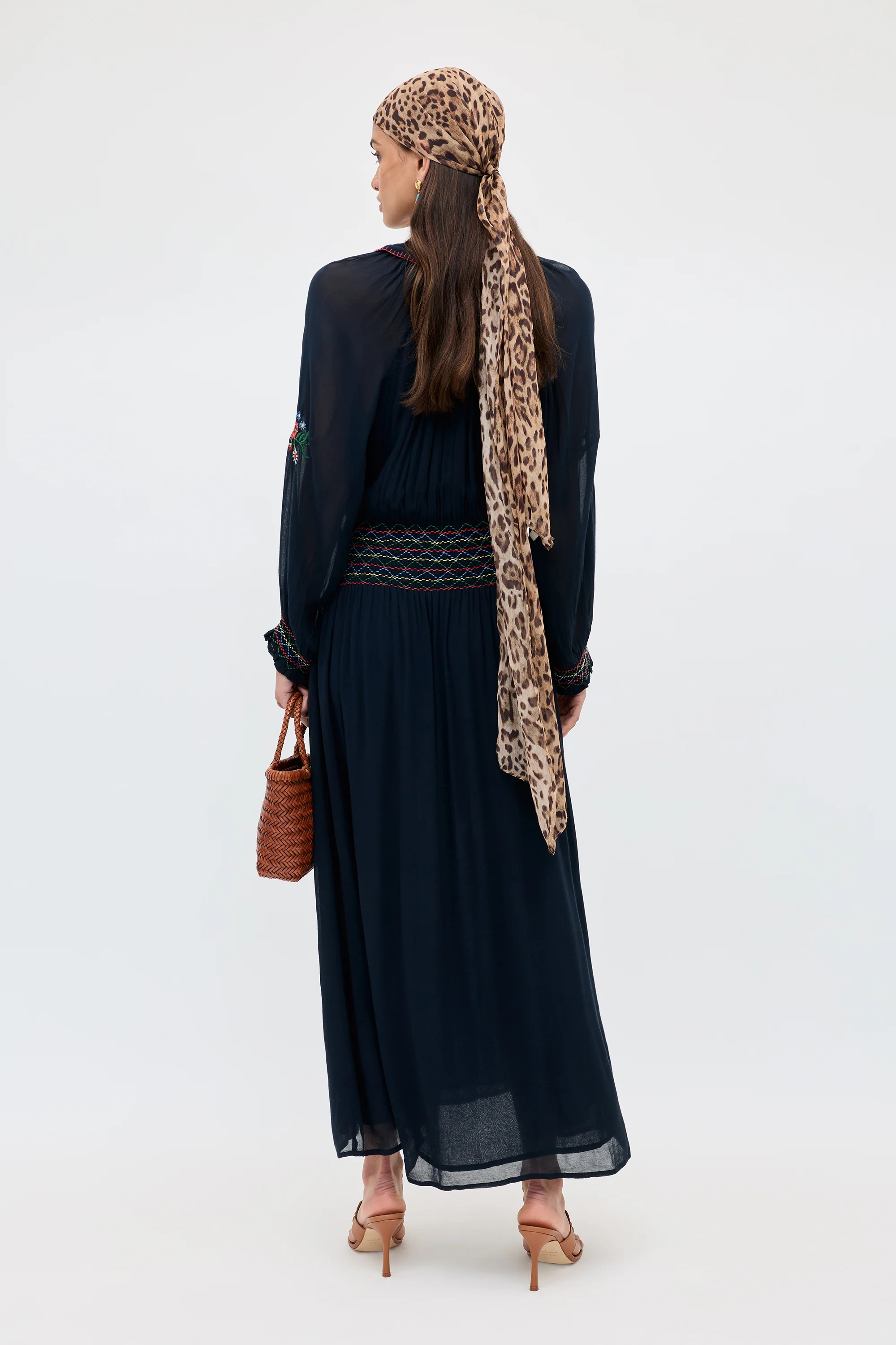 Emilio - Petunia Embroidery Navy - Image 6