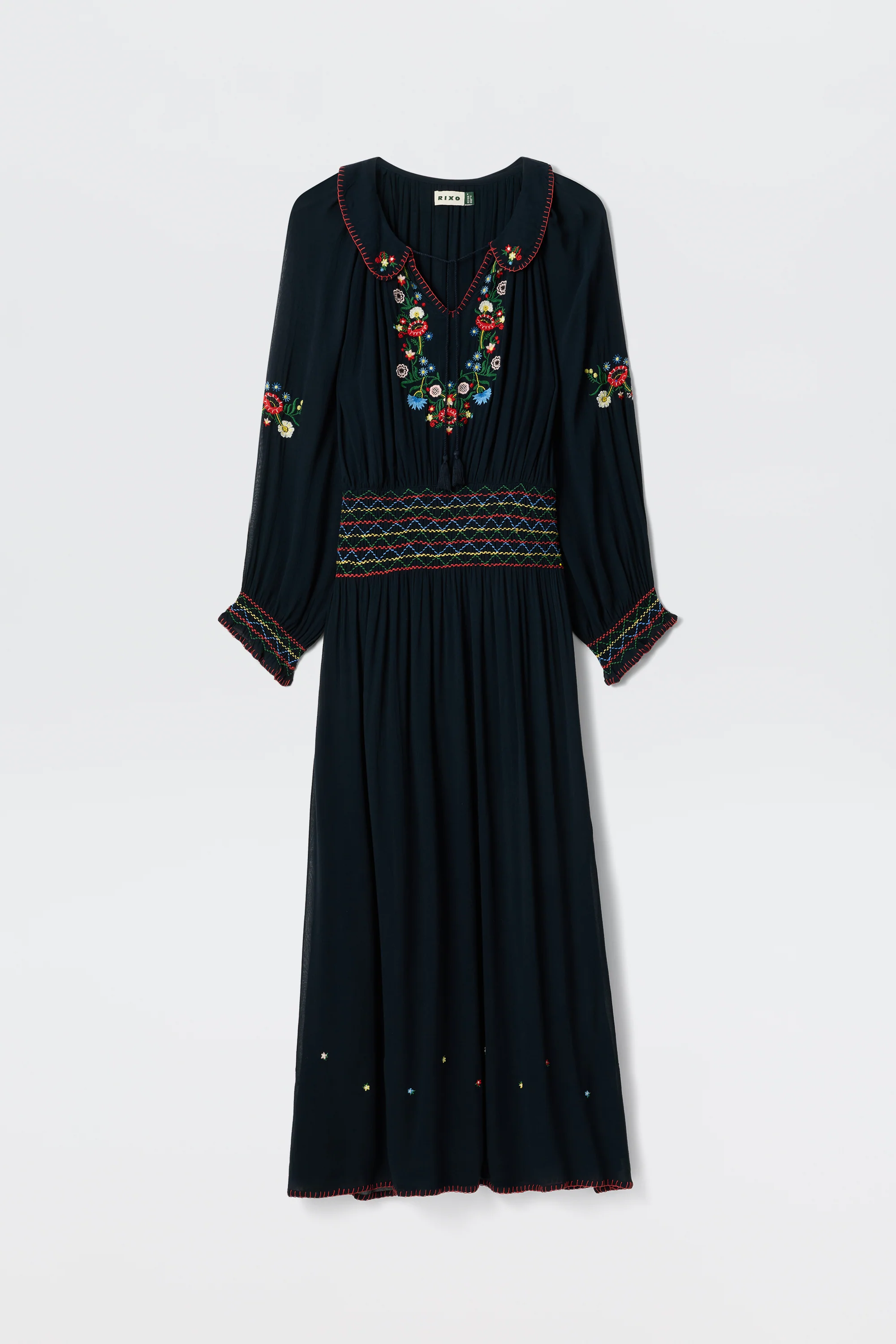Emilio - Petunia Embroidery Navy - Image 7