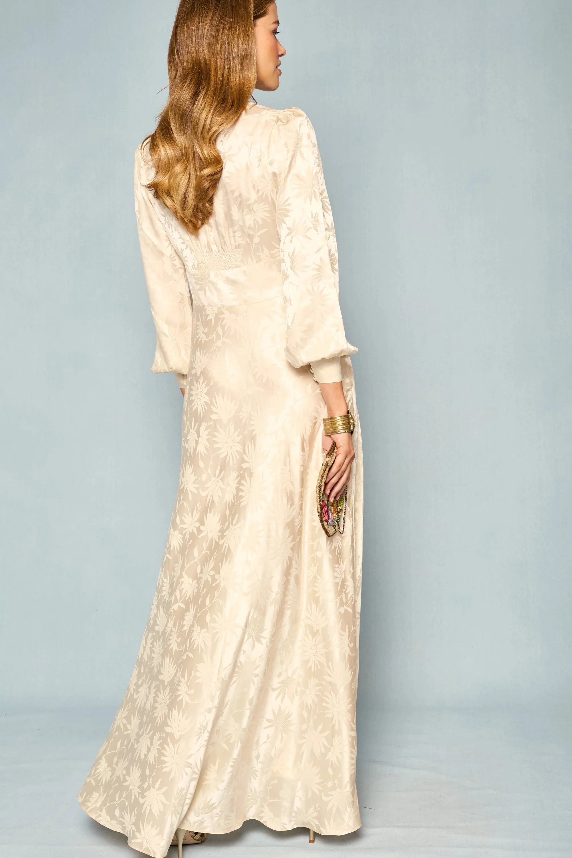 Emory - Daisy Jacquard Champagne - Image 4