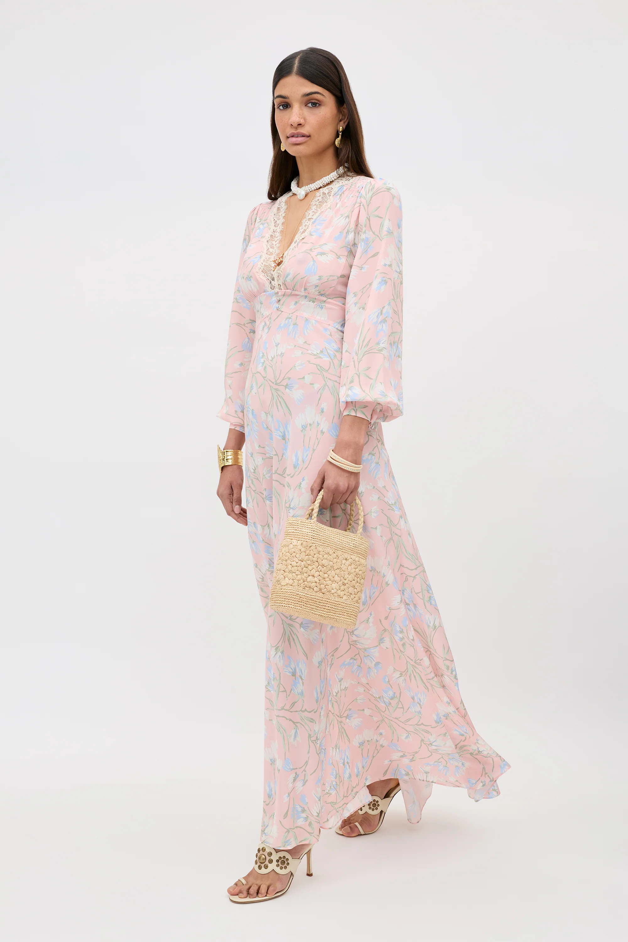 Emory -  Watercolour Floral Pink
