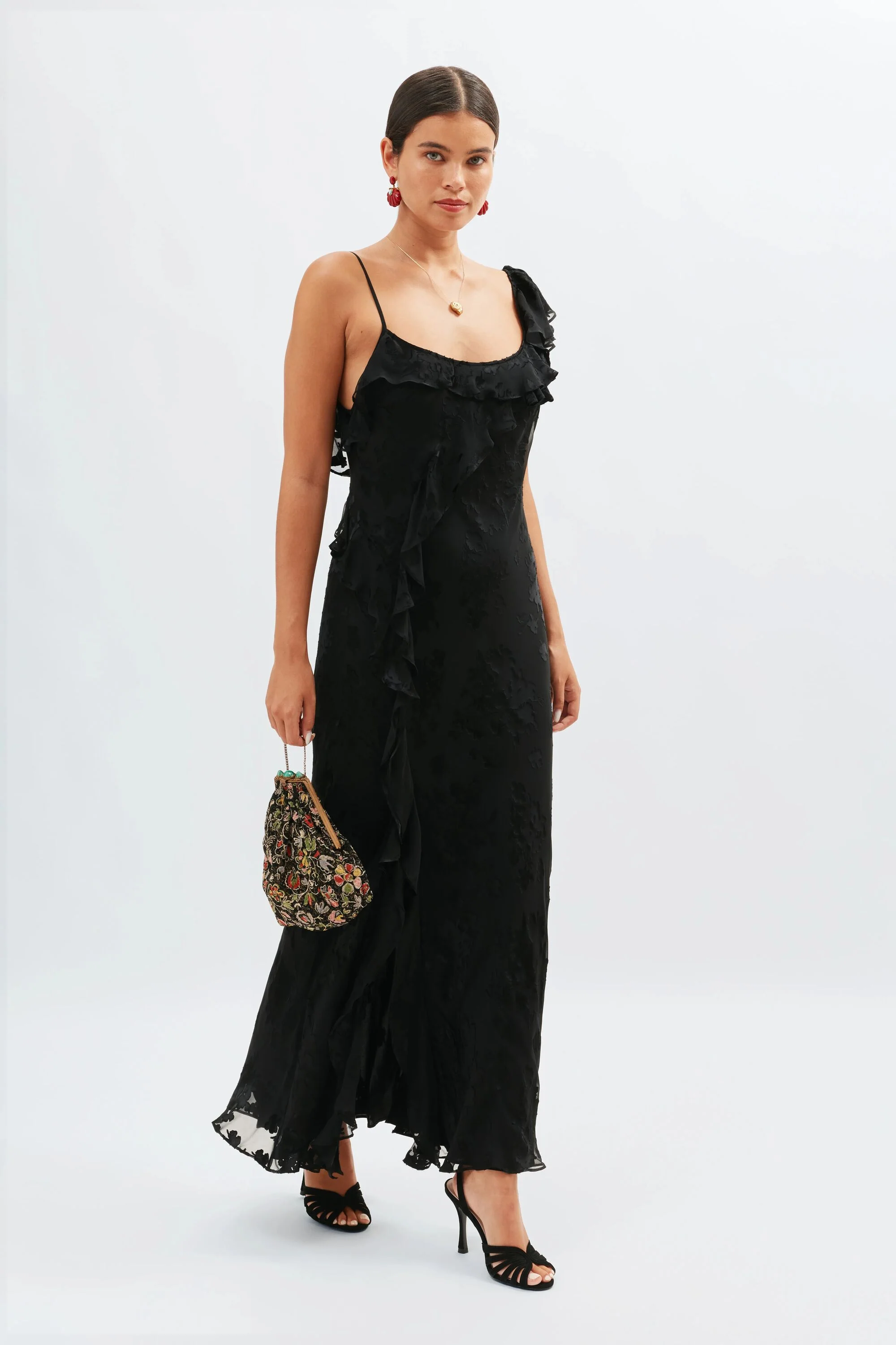 Ester - Bouquet Devore Black