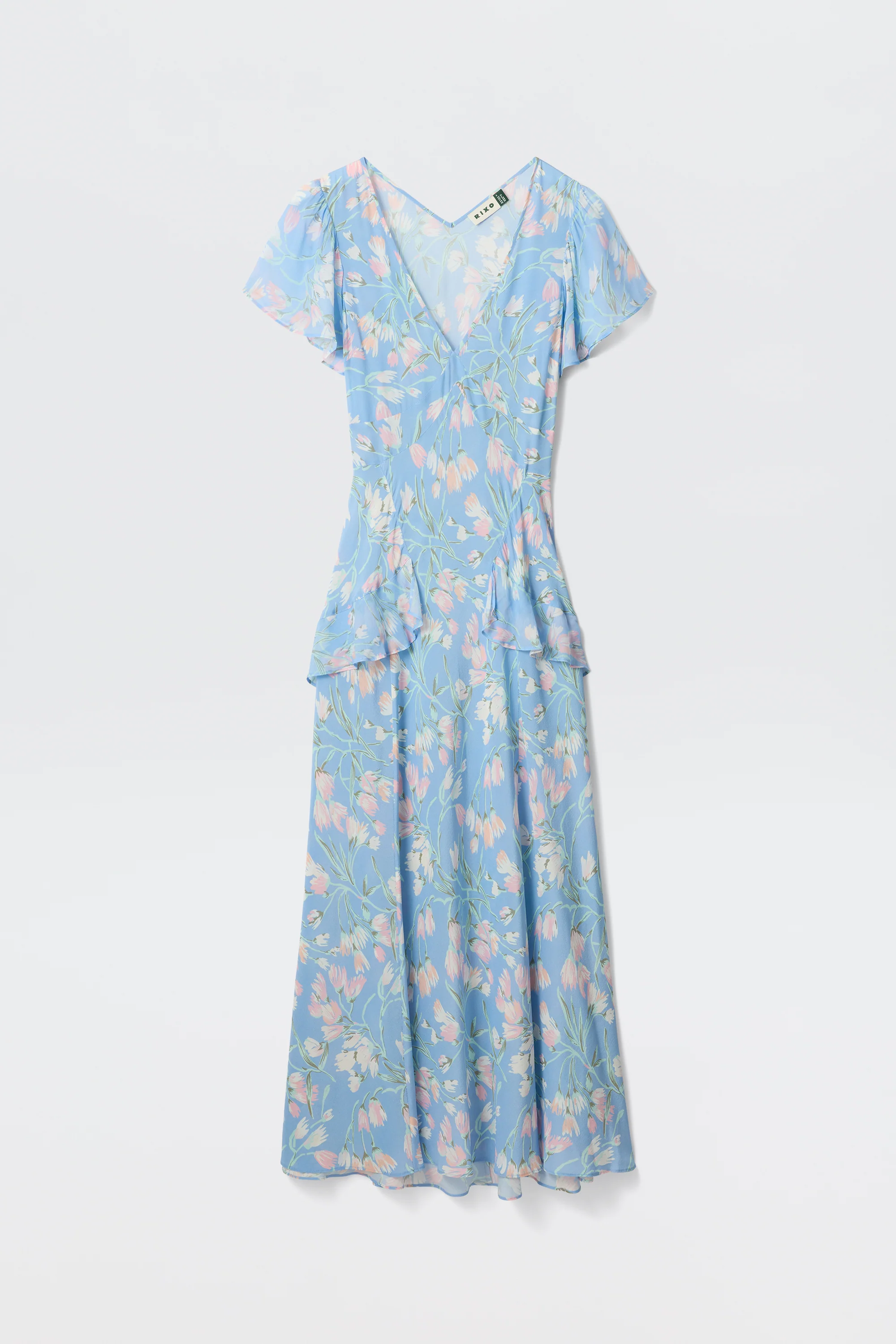 Evie -  Watercolour Floral Blue - Image 6
