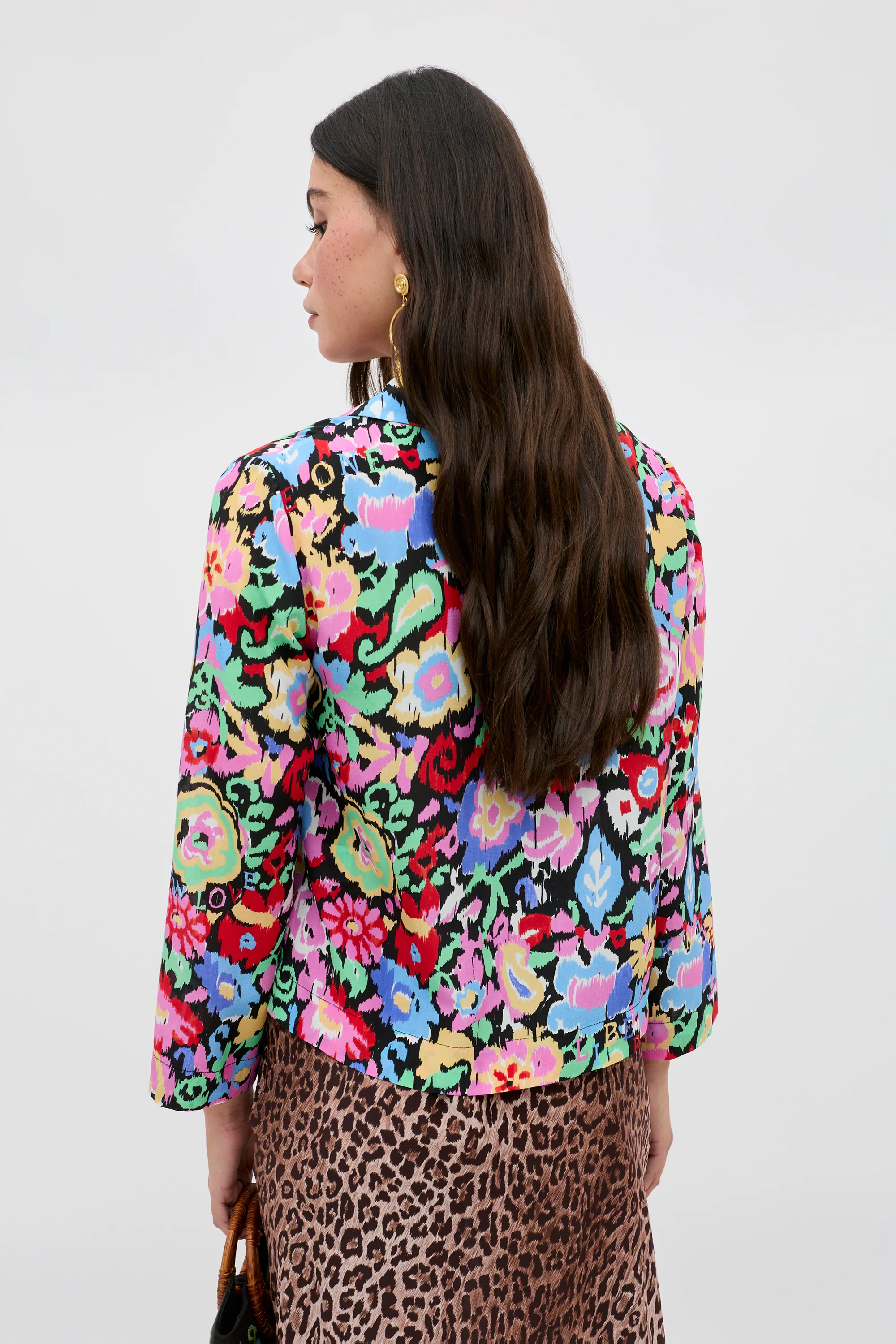 Ginette - Ikat Bloom Charcoal - Image 6