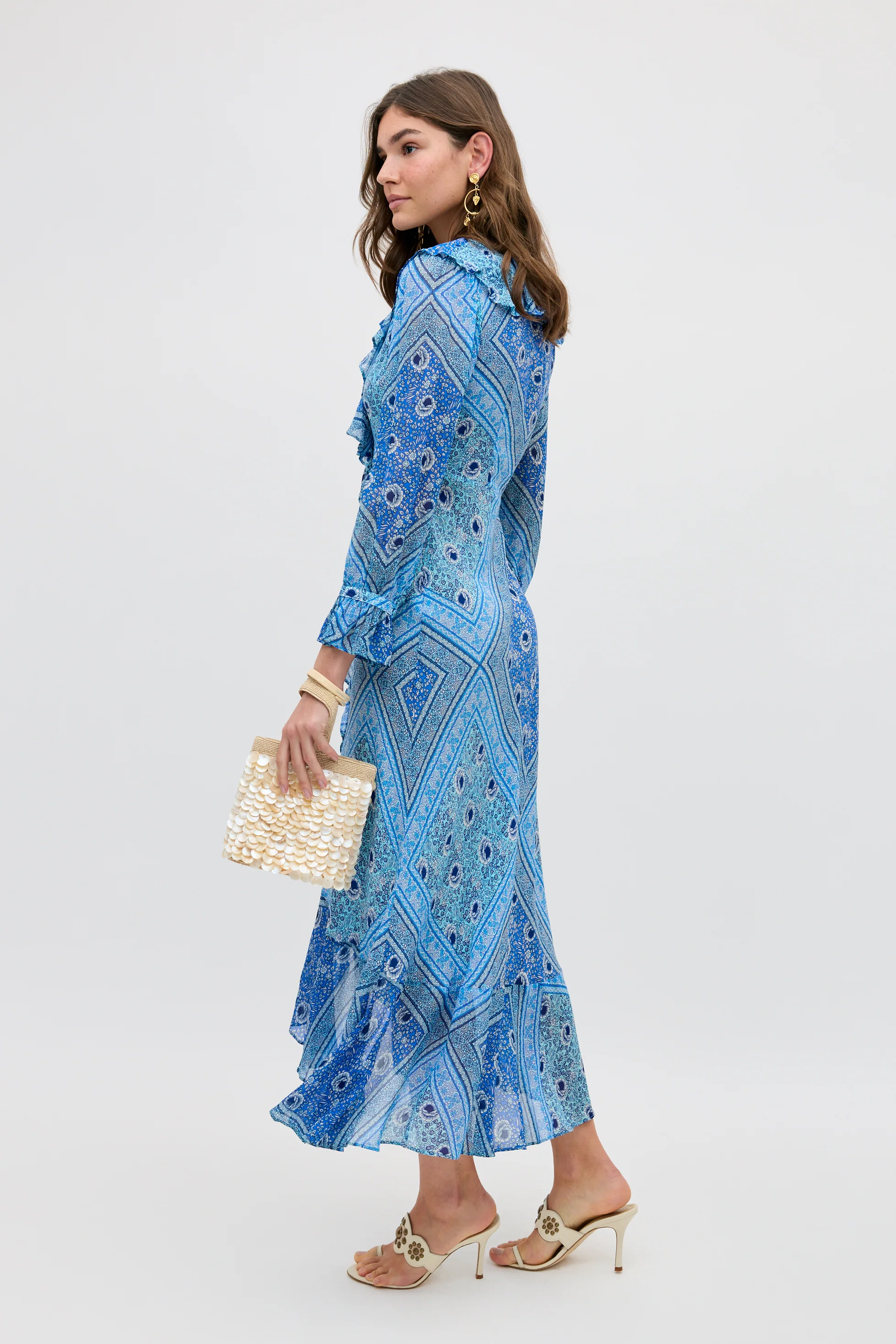 Gracye - Boho Scarf Blue - Image 2