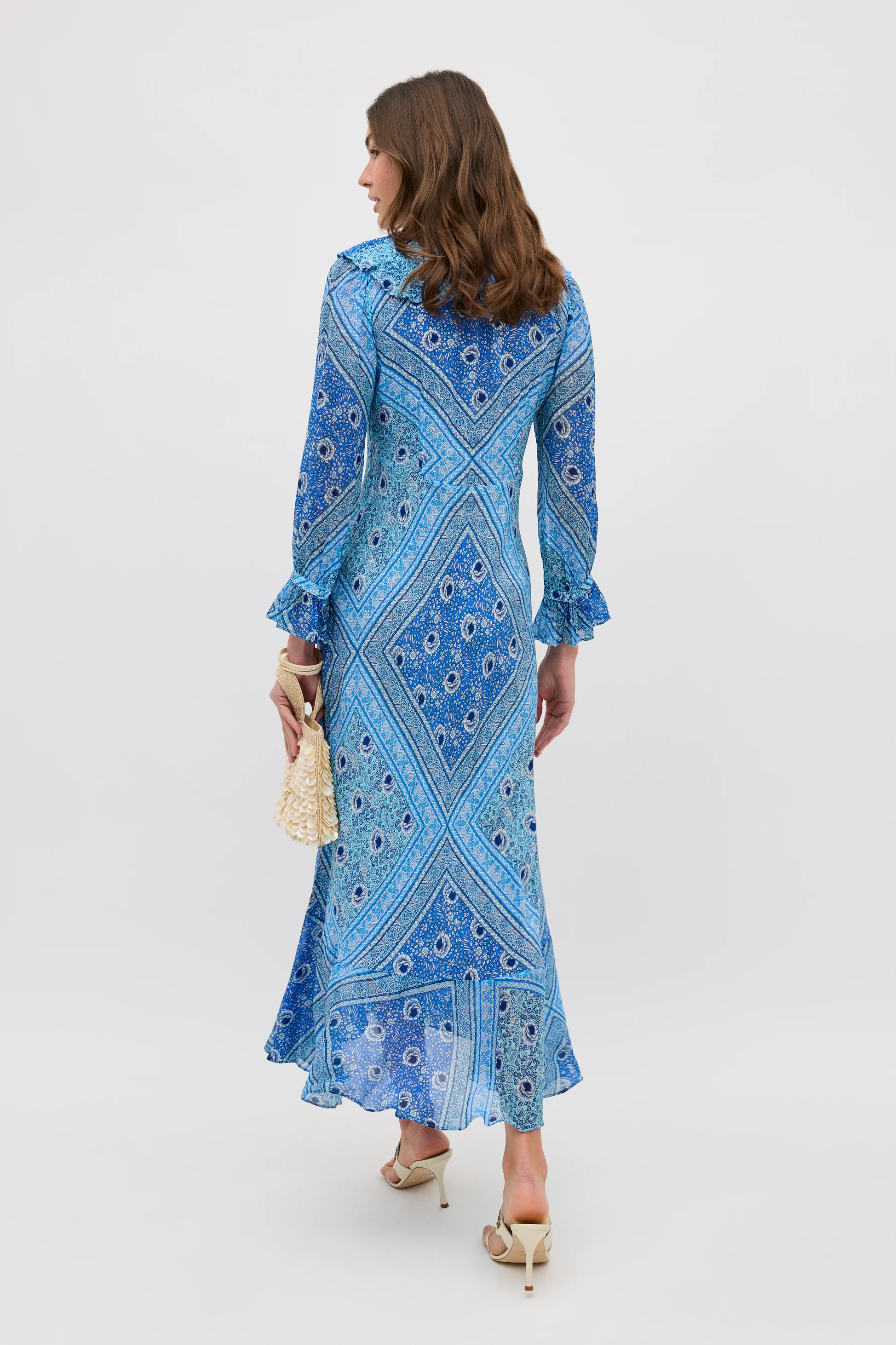 Gracye - Boho Scarf Blue - Image 3