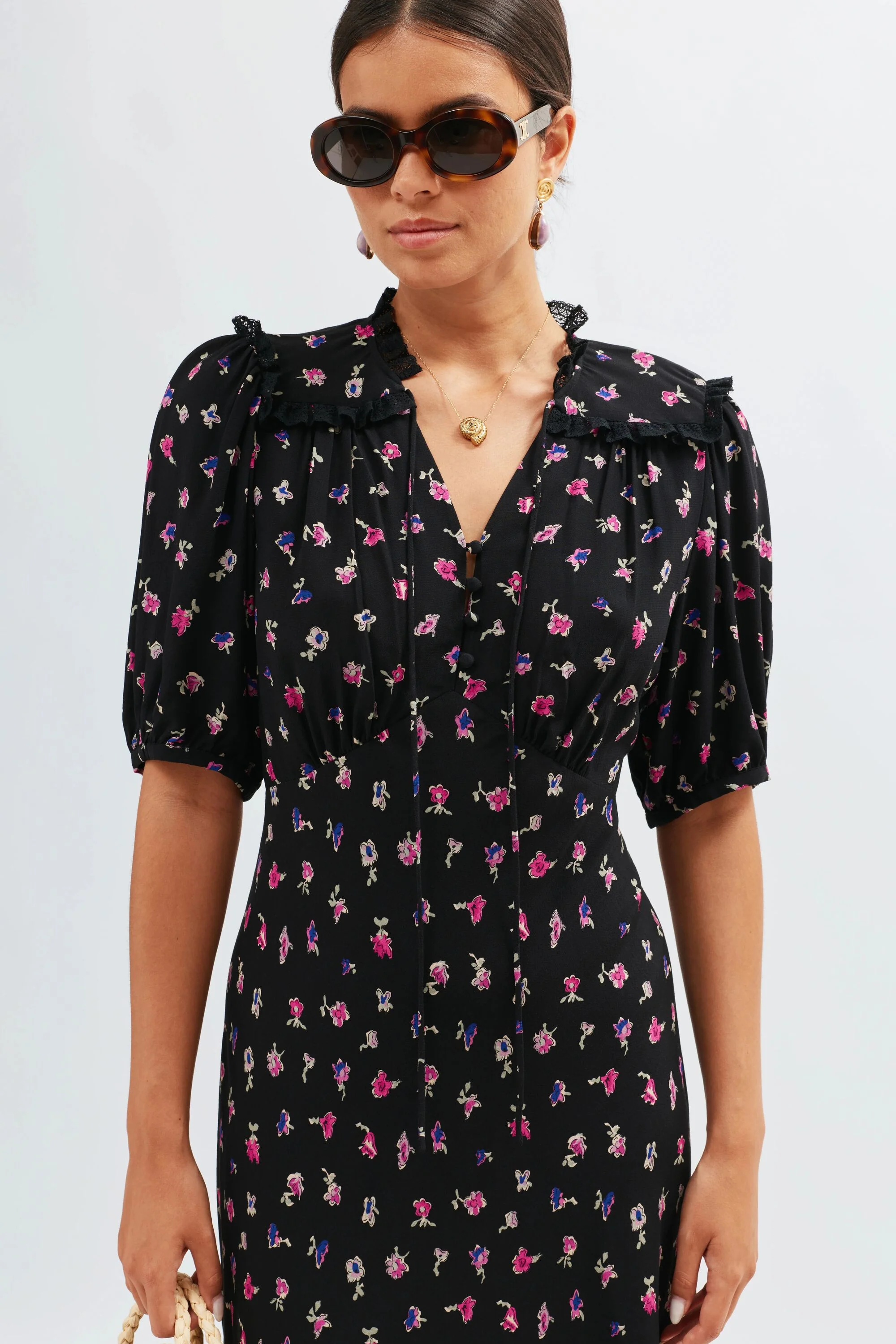 Gwen - French Ditsy Black - Image 4