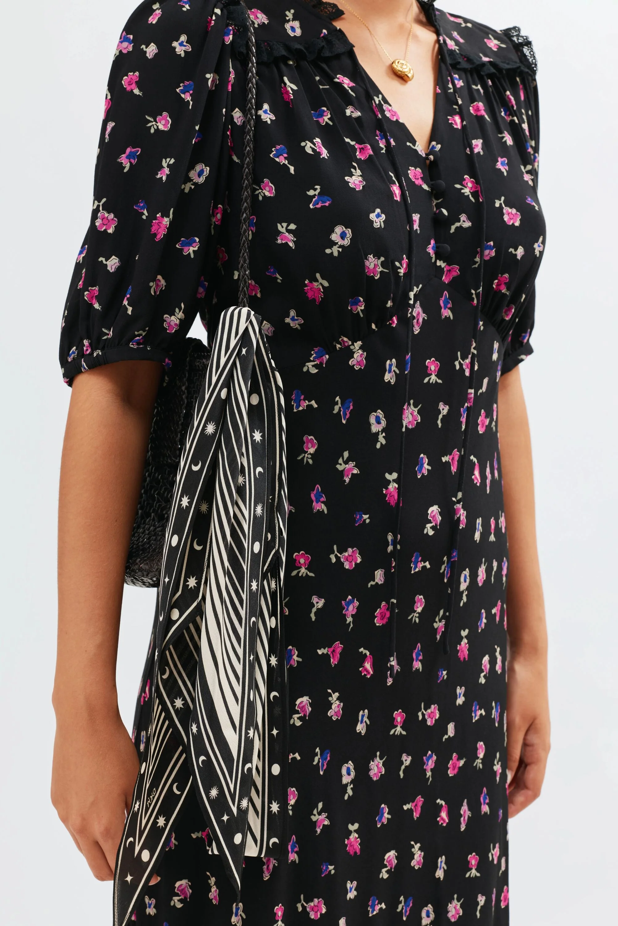 Gwen - French Ditsy Black - Image 6