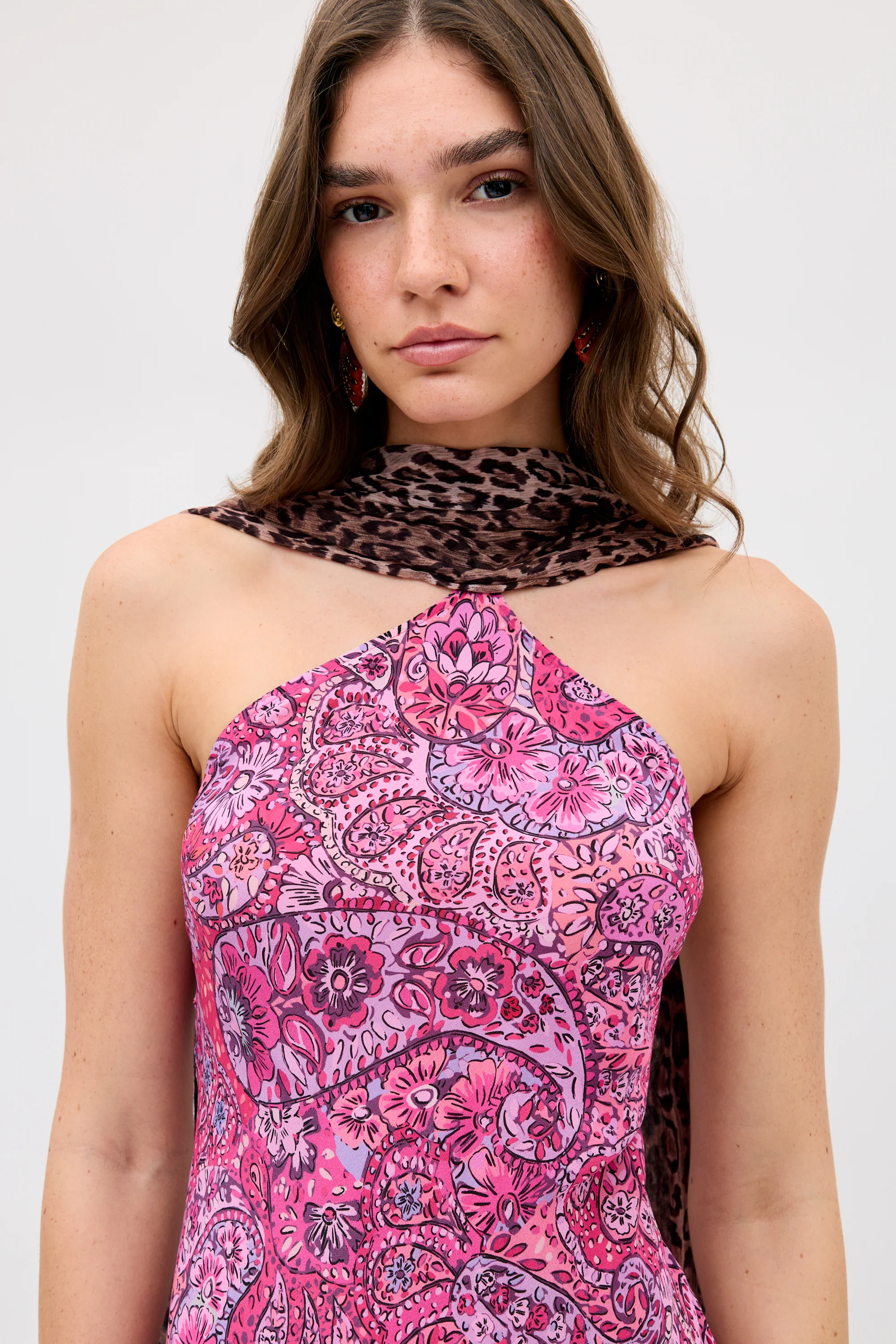 Hayley - Leopard Paisley Mix Multi - Image 4