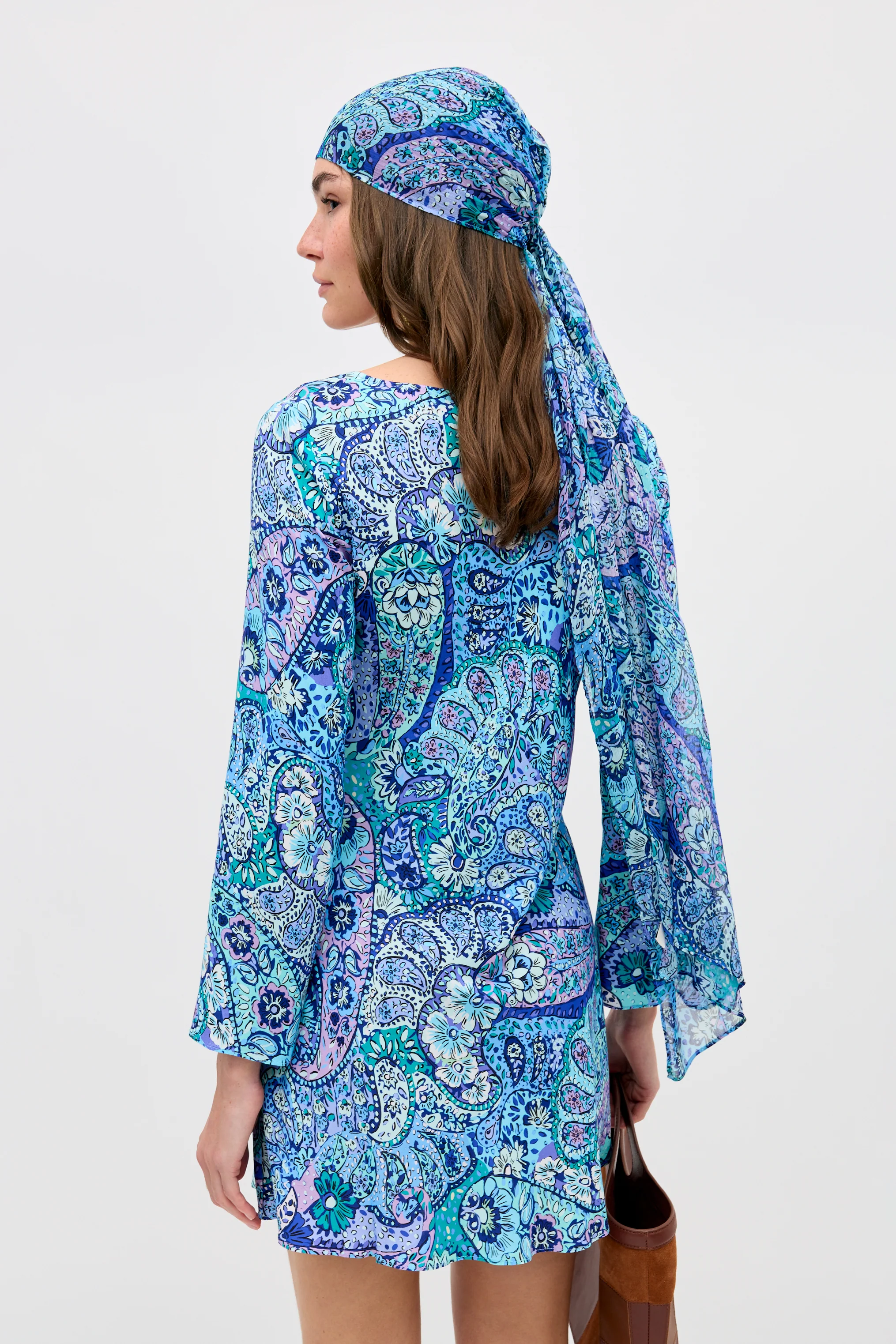 Julien - Paisley Floral Blue - Image 2