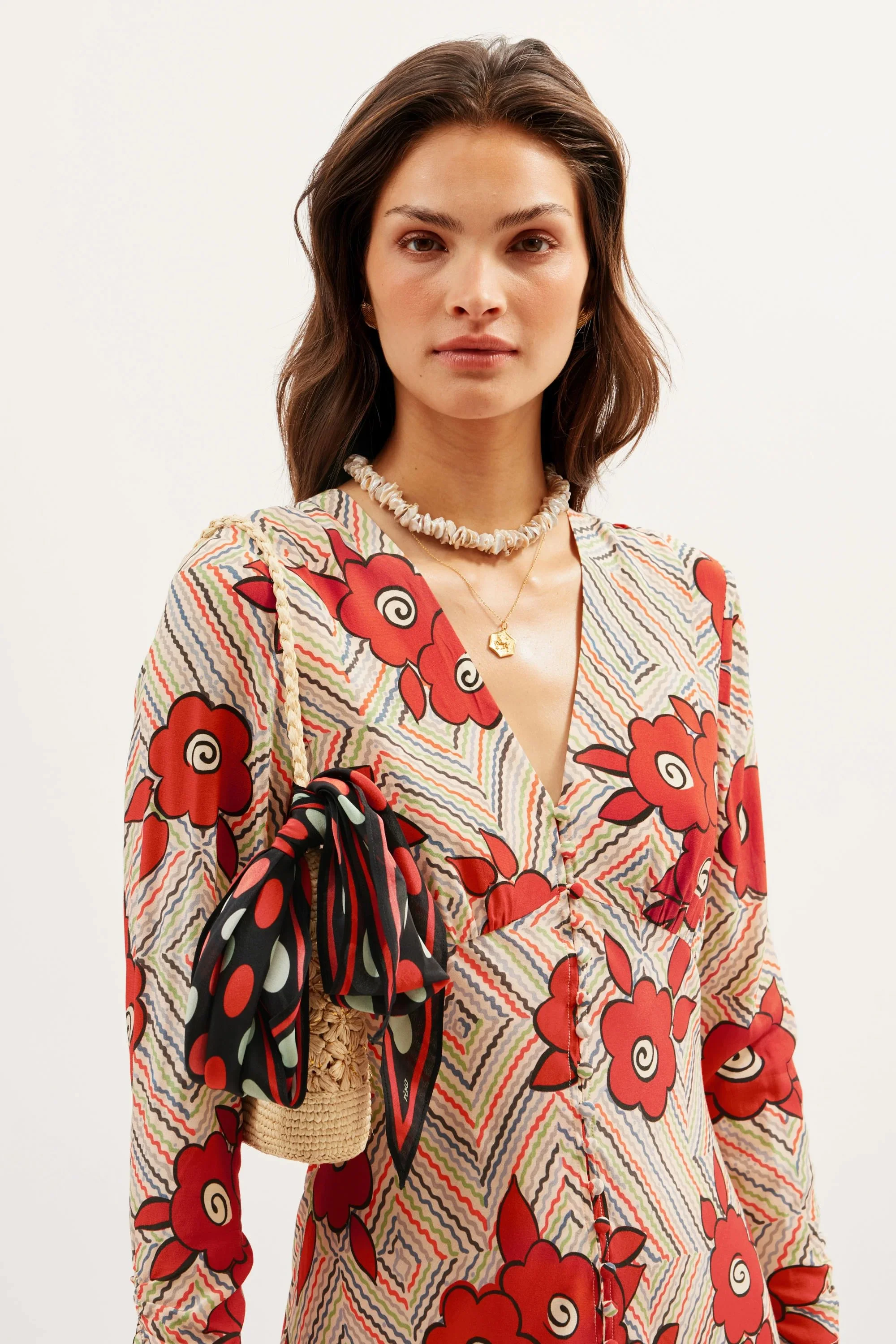 Katie - Milos Floral Cream - Image 3