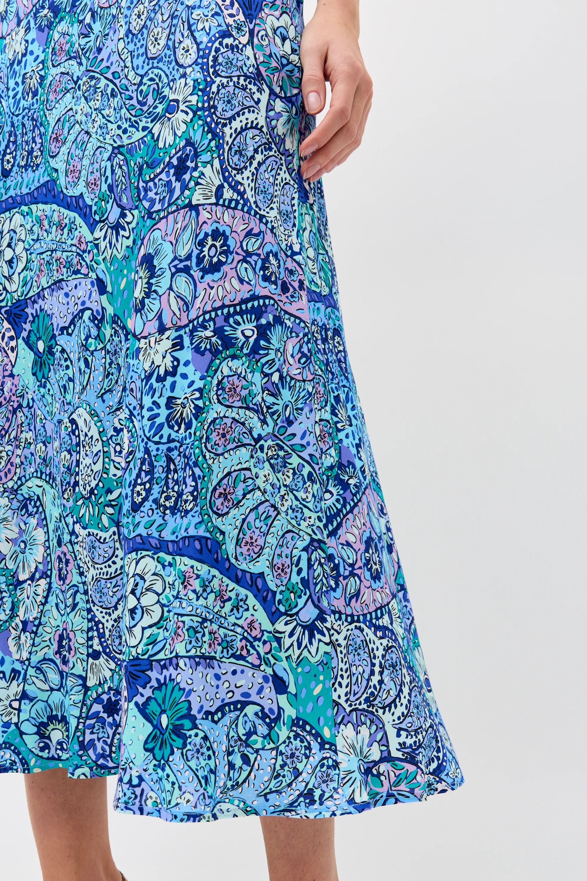 Kelly - Paisley Floral Blue - Image 4