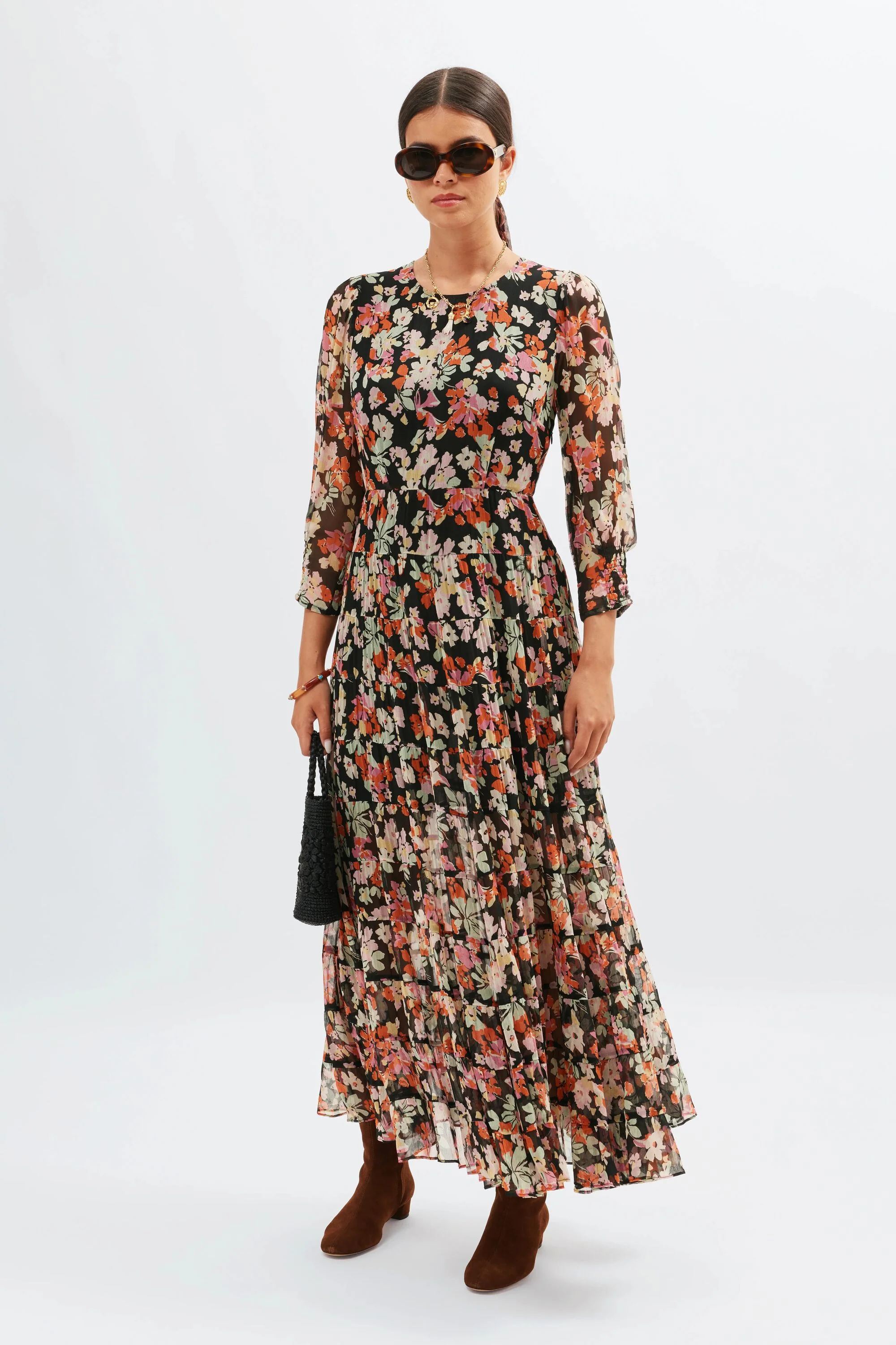 Kristen - Primrose Floral Deep Navy