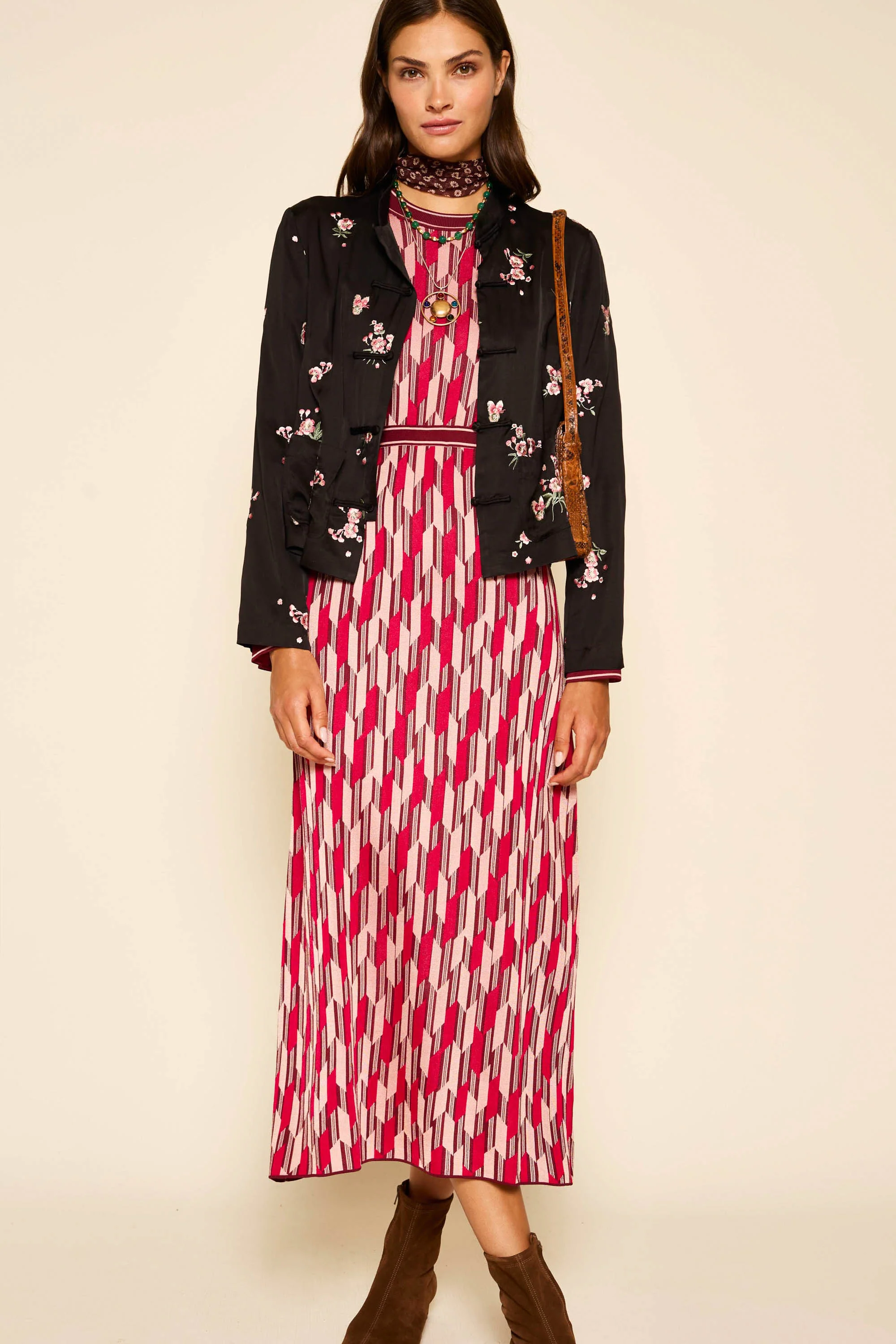Lille - Chevron Knit Berry - Image 2