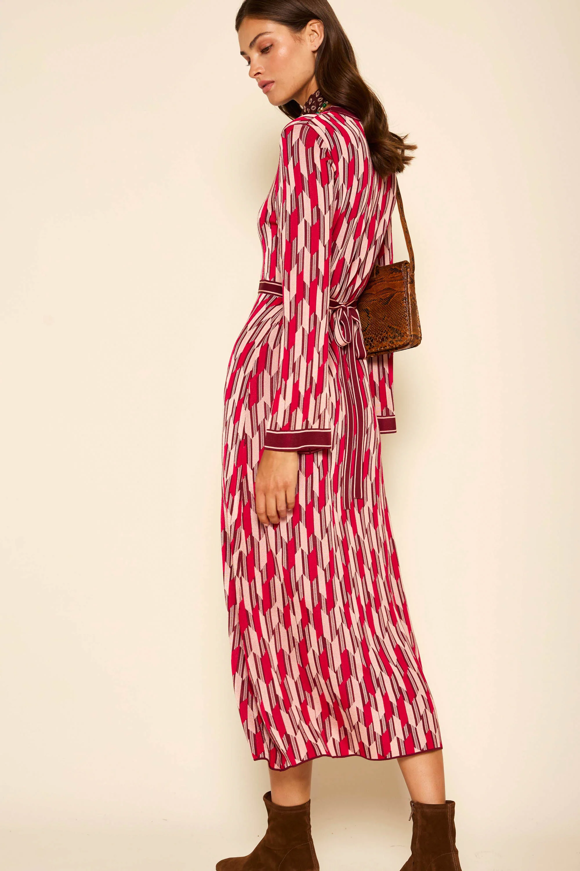 Lille - Chevron Knit Berry - Image 4