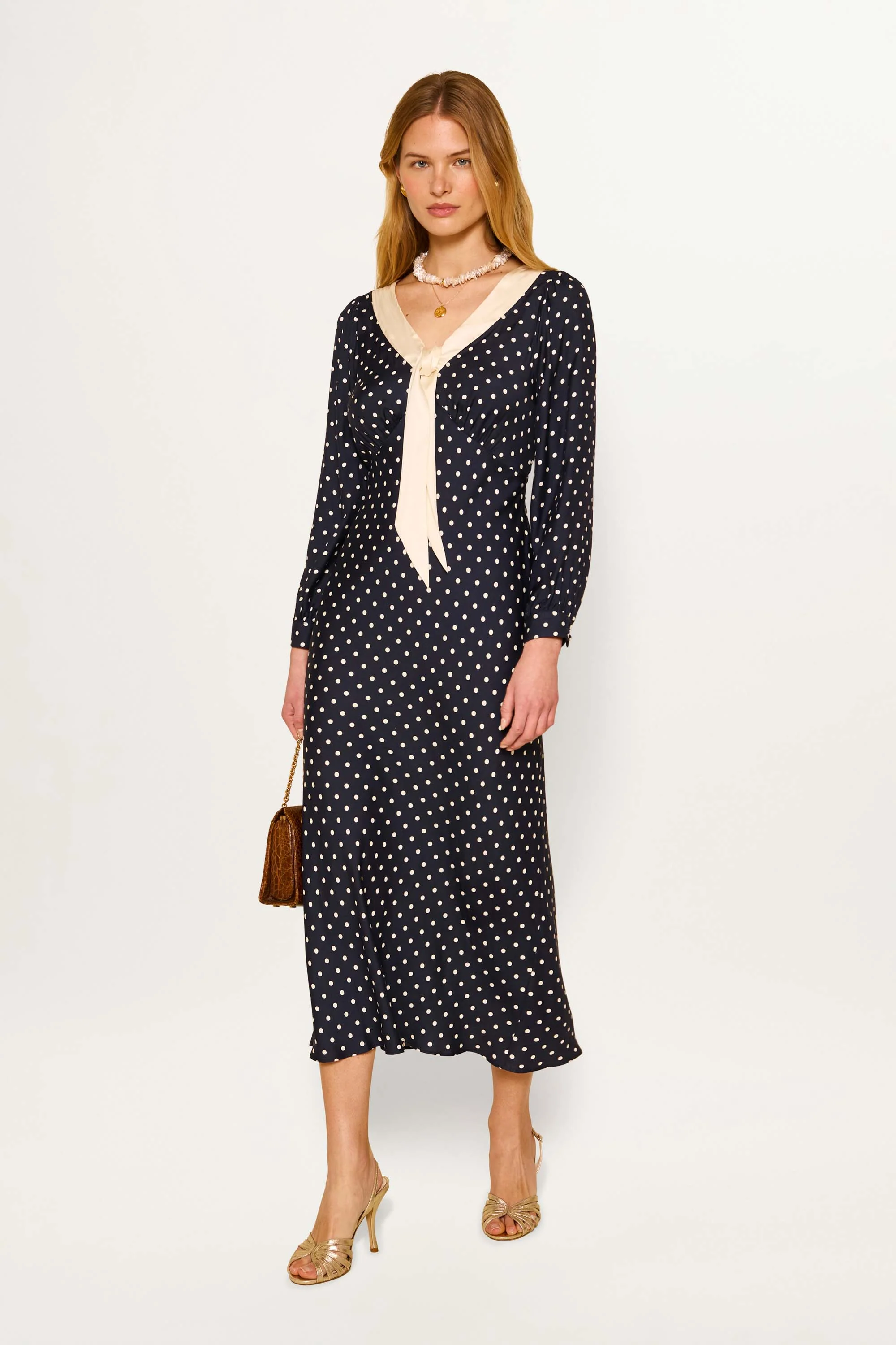 Lotta - Polka Dot Deep Navy - Image 2
