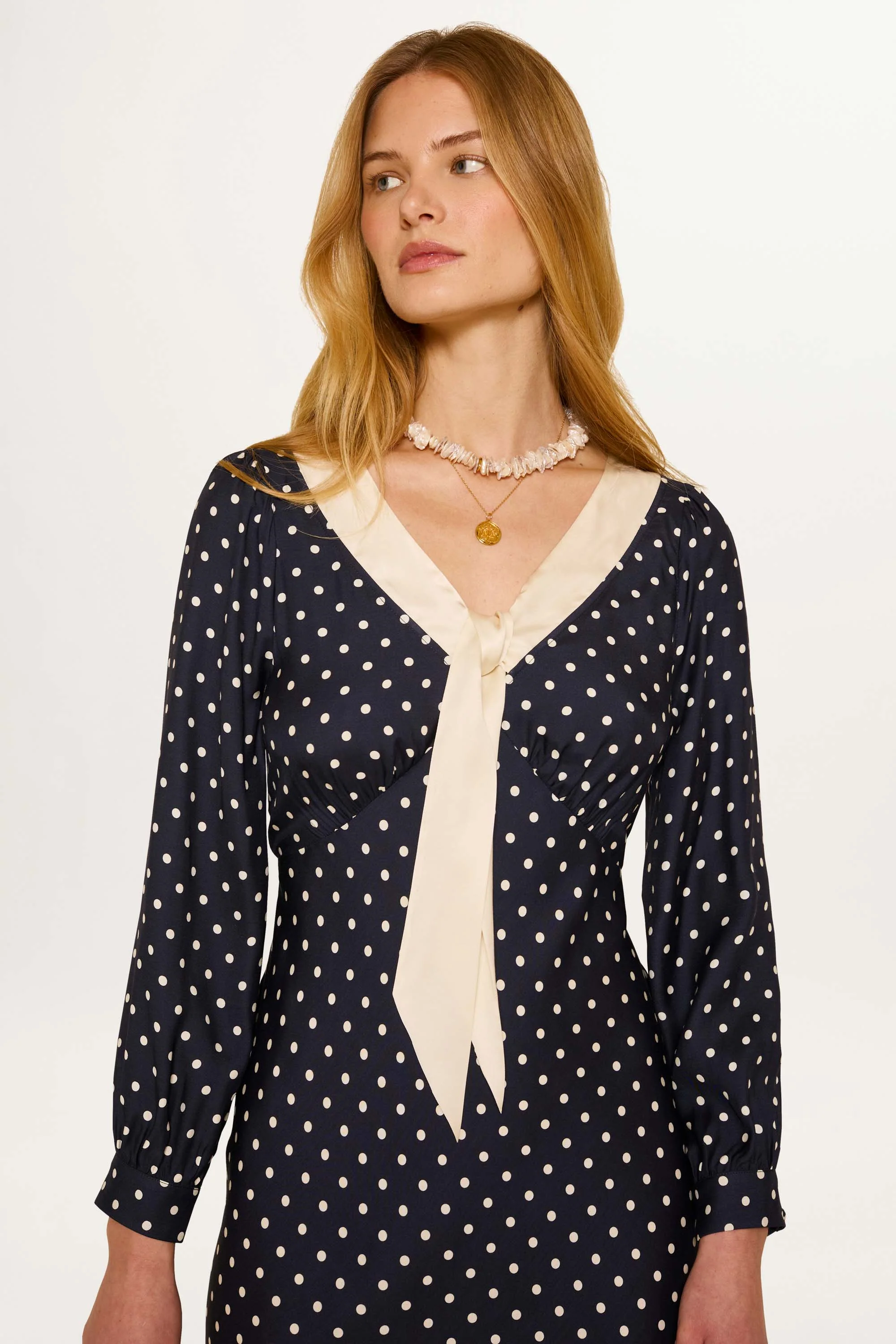 Lotta - Polka Dot Deep Navy - Image 4