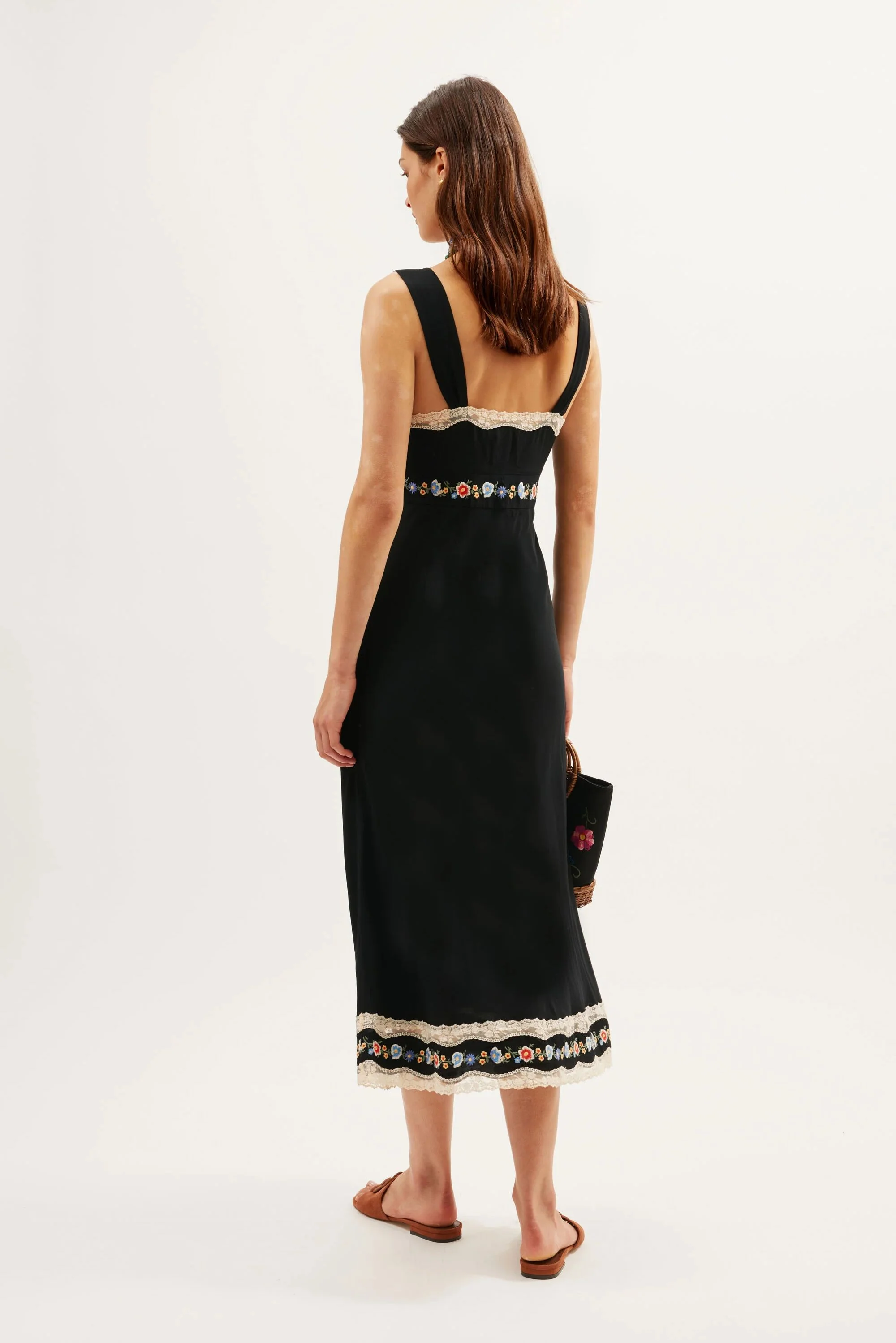Lucie - Bloom Embroidery Black - Image 5