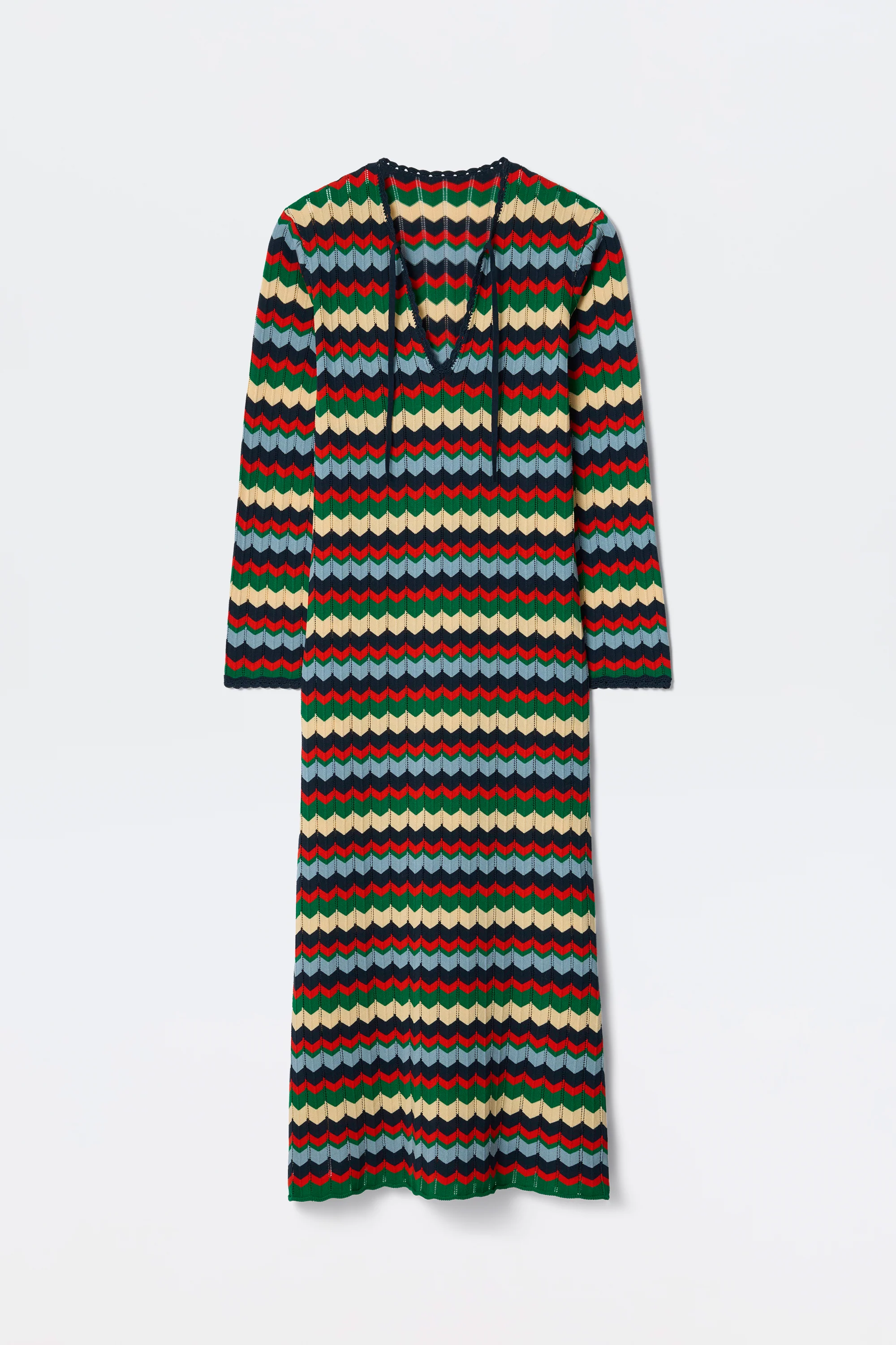 Lucila  -  Retro Chevron Blue - Image 5