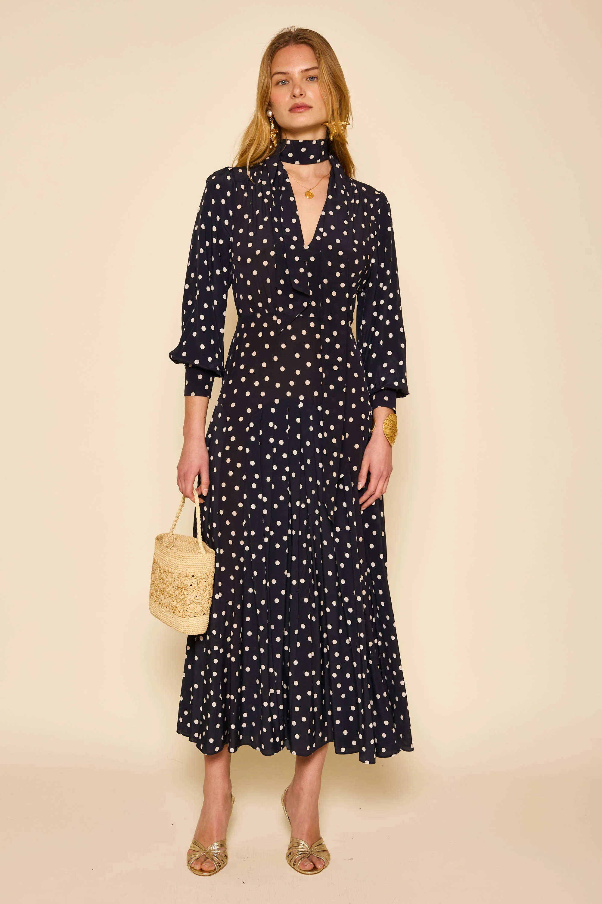 Marigold - Bohemia Spot Deep Navy - Image 4