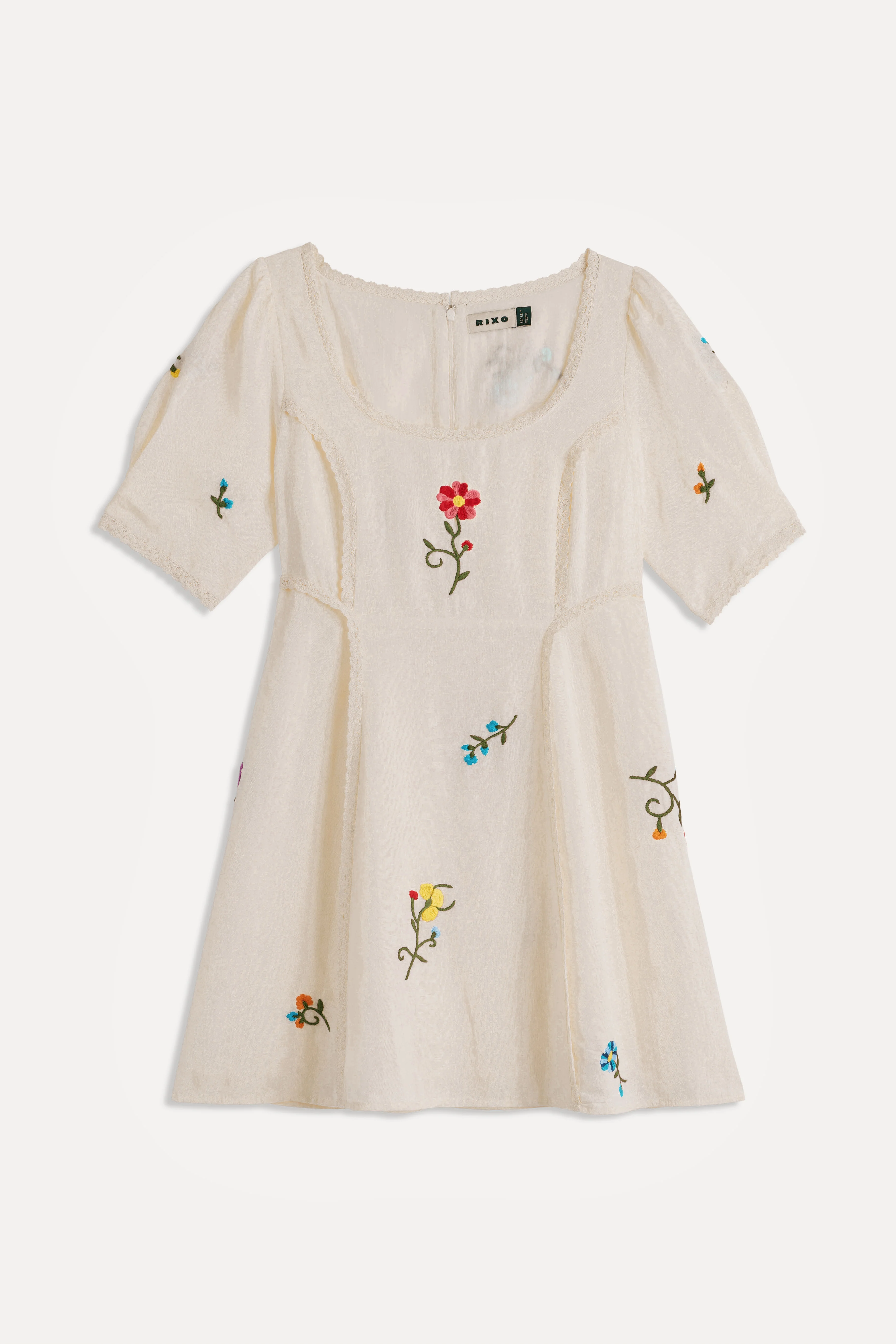 Marne - Ombre Floral Embroidery Cream - Image 8