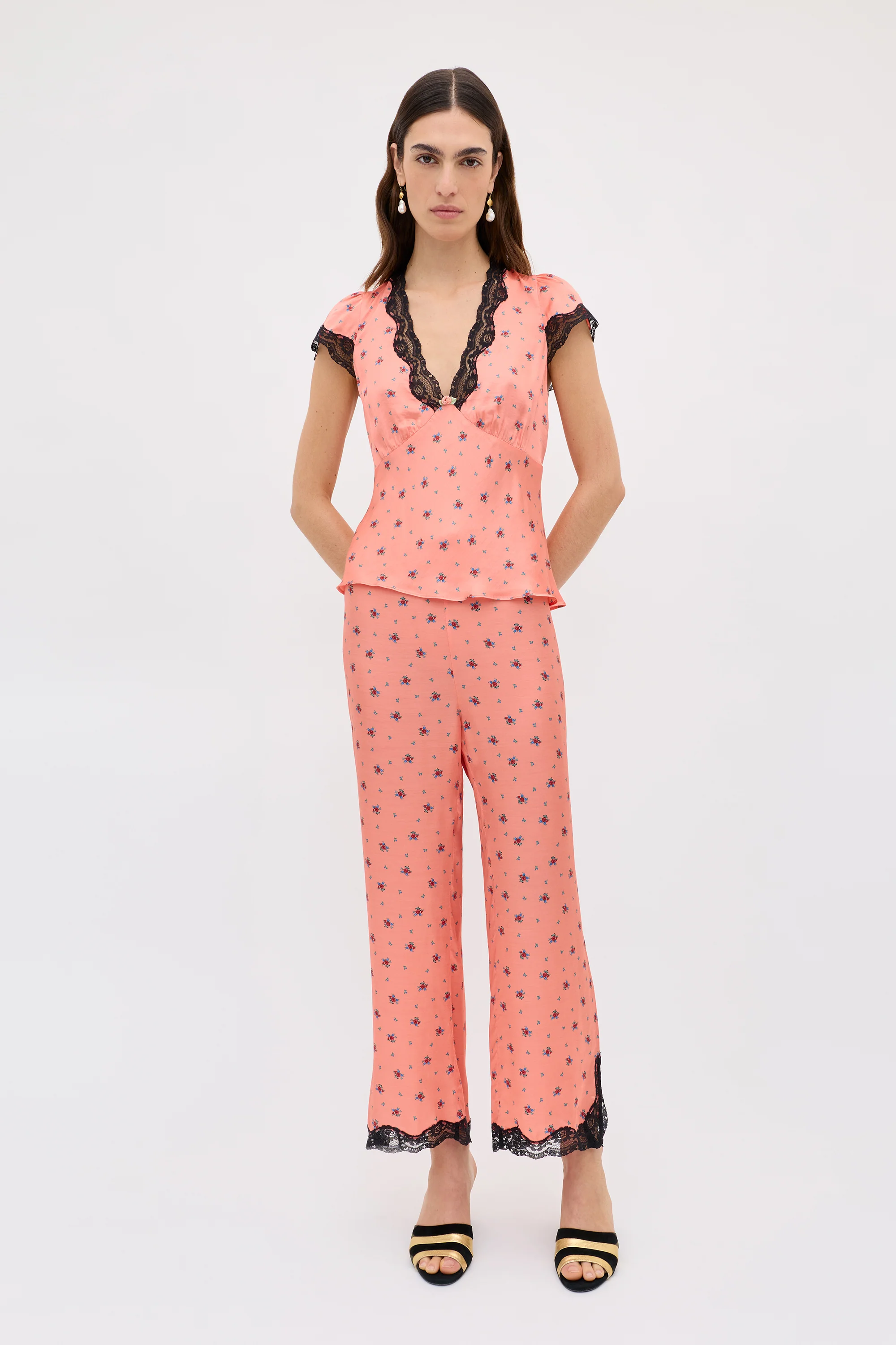 Mireille  -  Peonies Ditsy Coral - Image 3