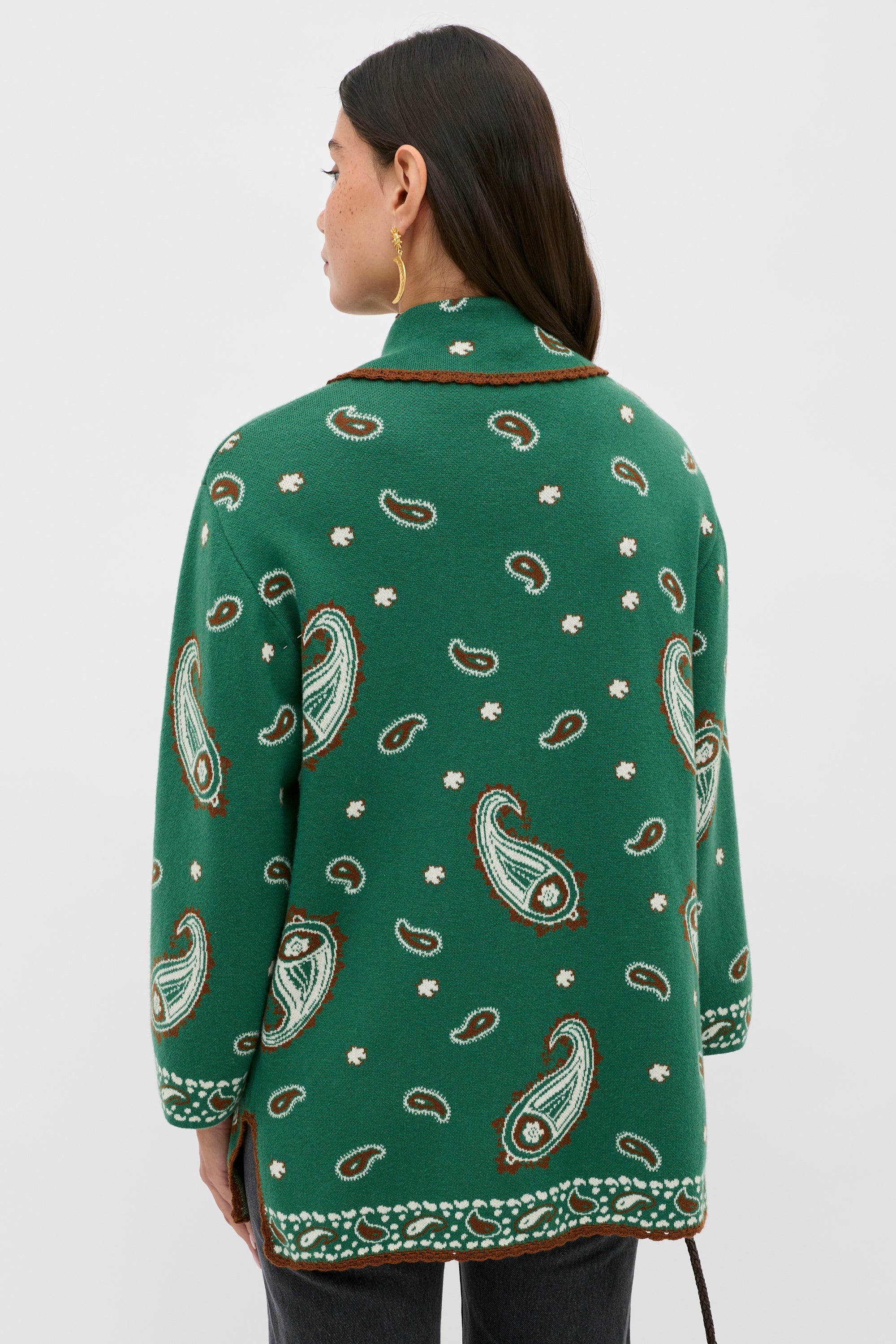 Morla  -  Daisy Paisley Green - Image 3