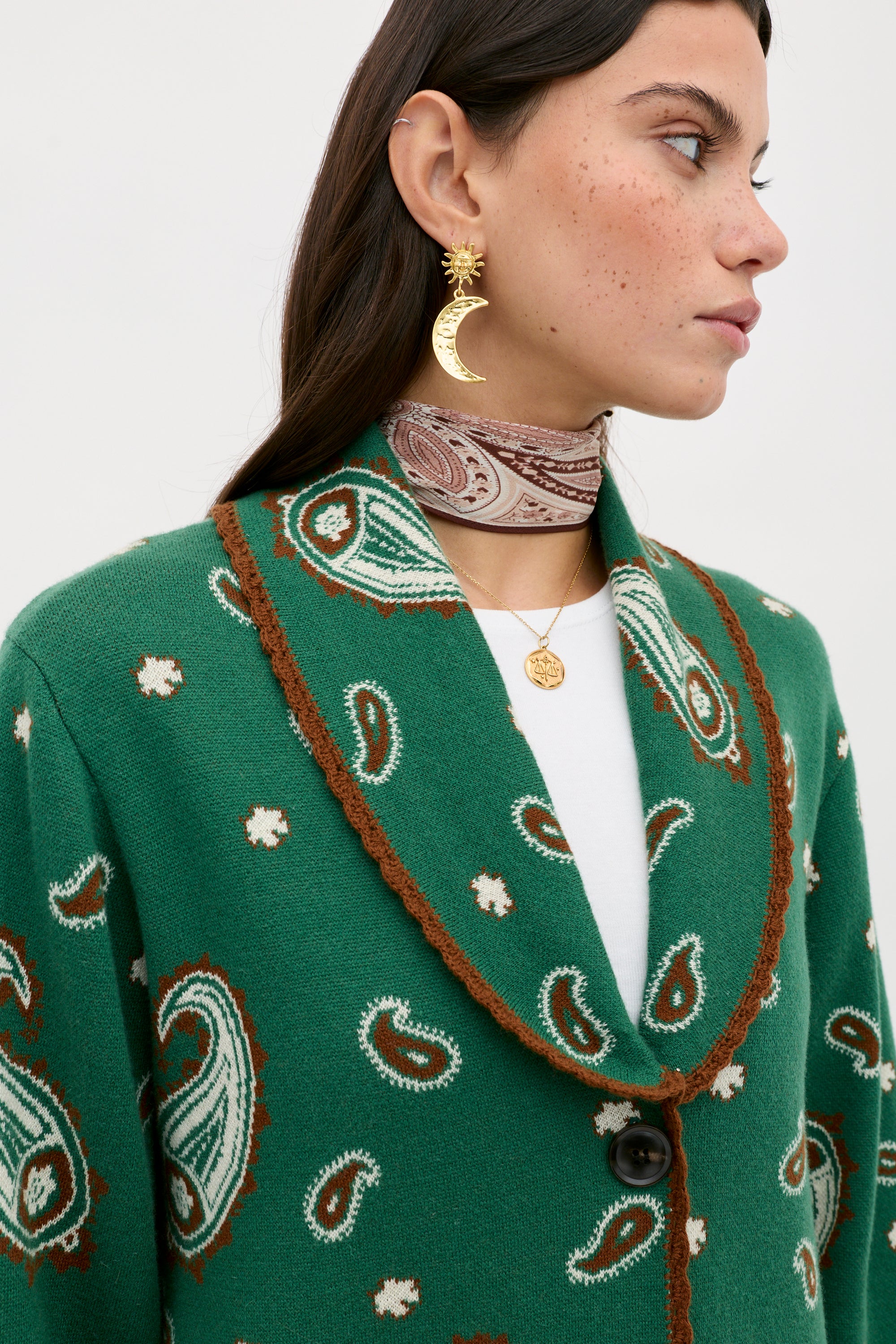 Morla  -  Daisy Paisley Green - Image 4