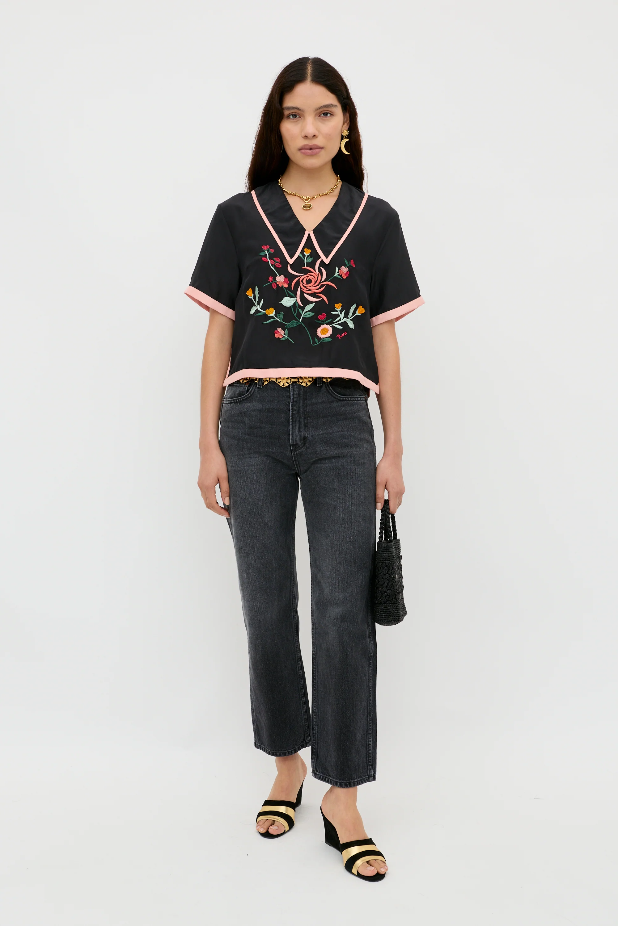 Nicolina - Frida Embroidery Black - Image 2