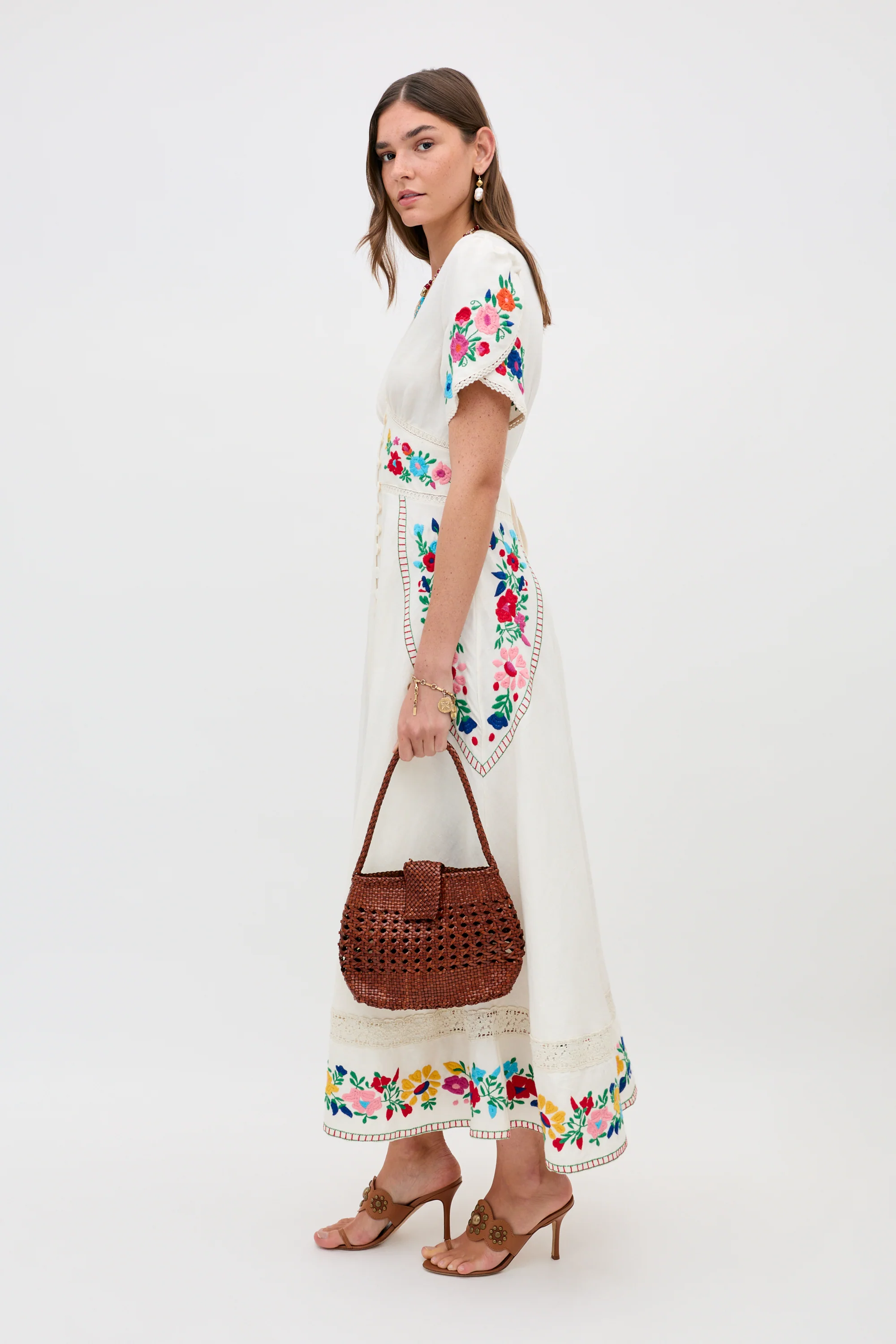 Novara - Anemone Embroidery Cream - Image 3