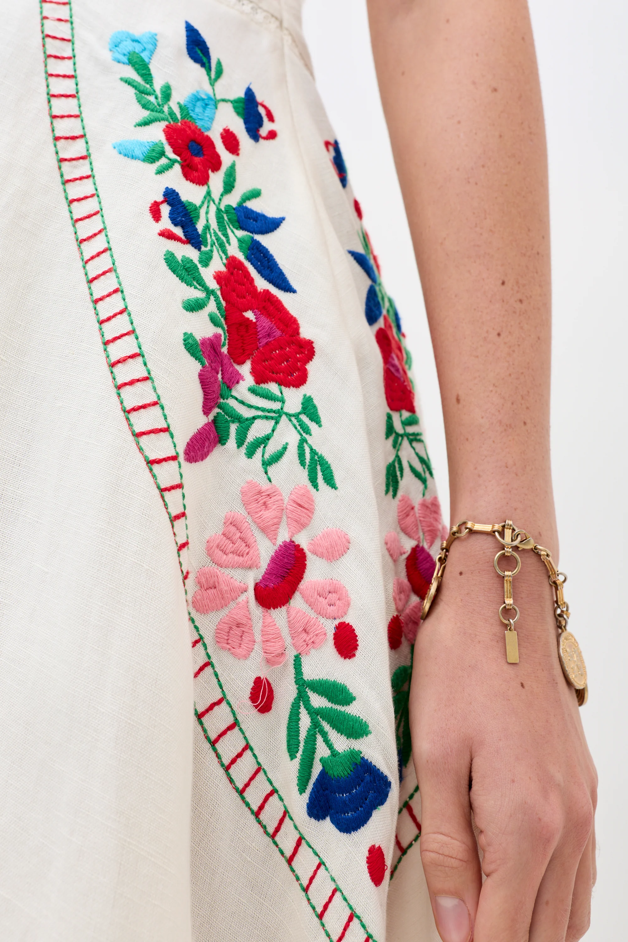 Novara - Anemone Embroidery Cream - Image 5