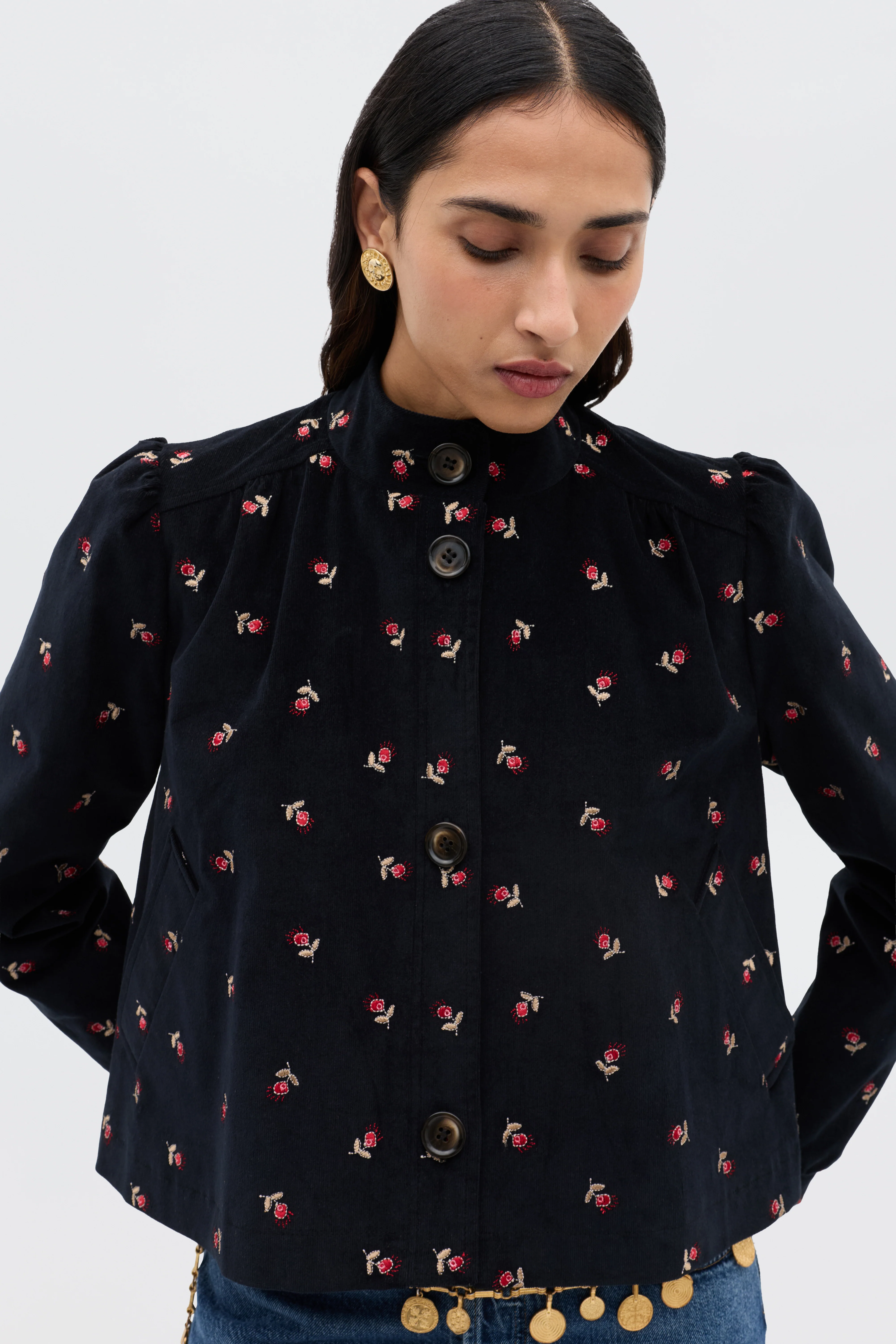 Nyla - Dandy Embroidery Deep Navy - Image 4
