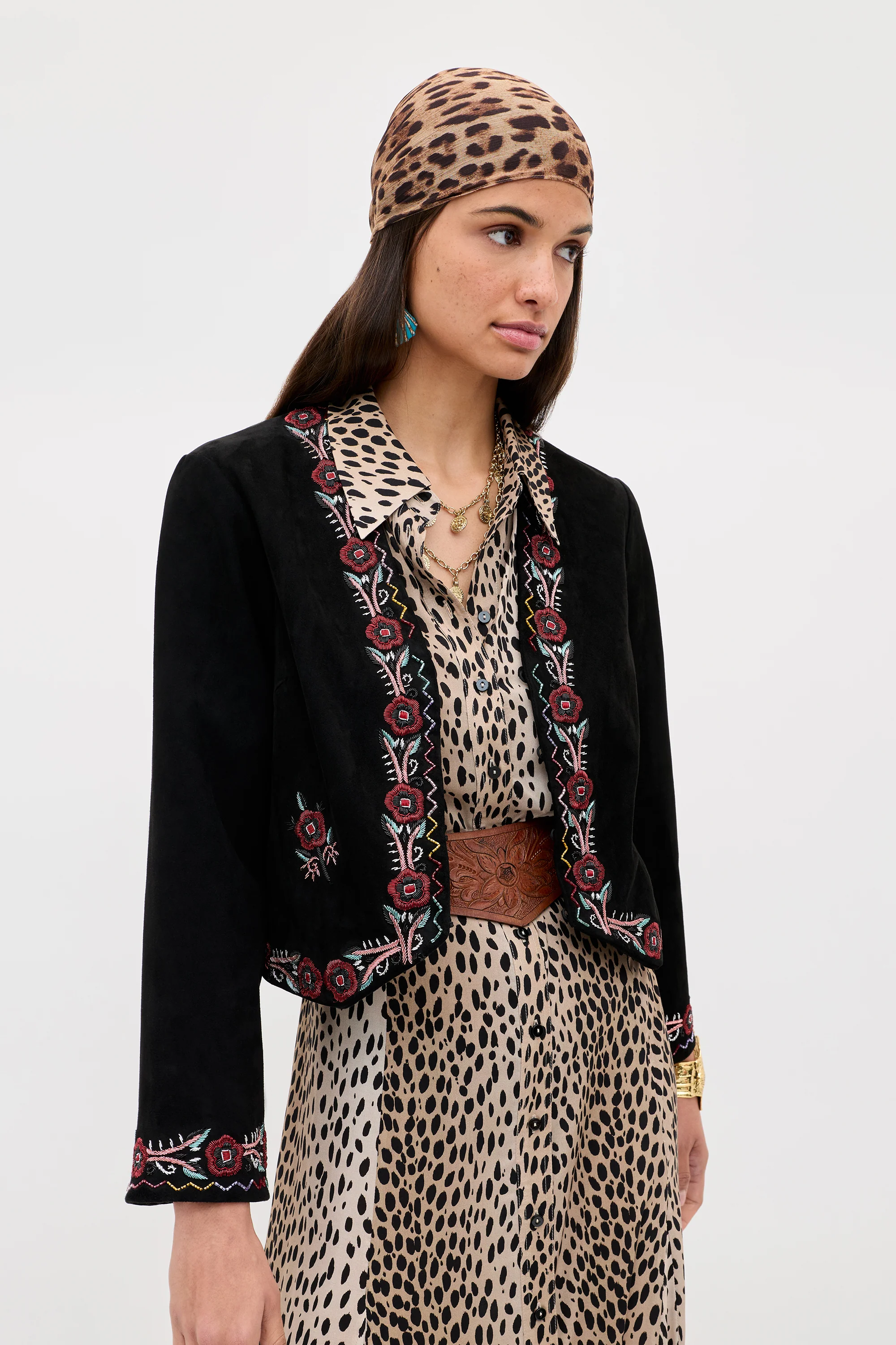 Oliwia - Roselle Embellishment Black