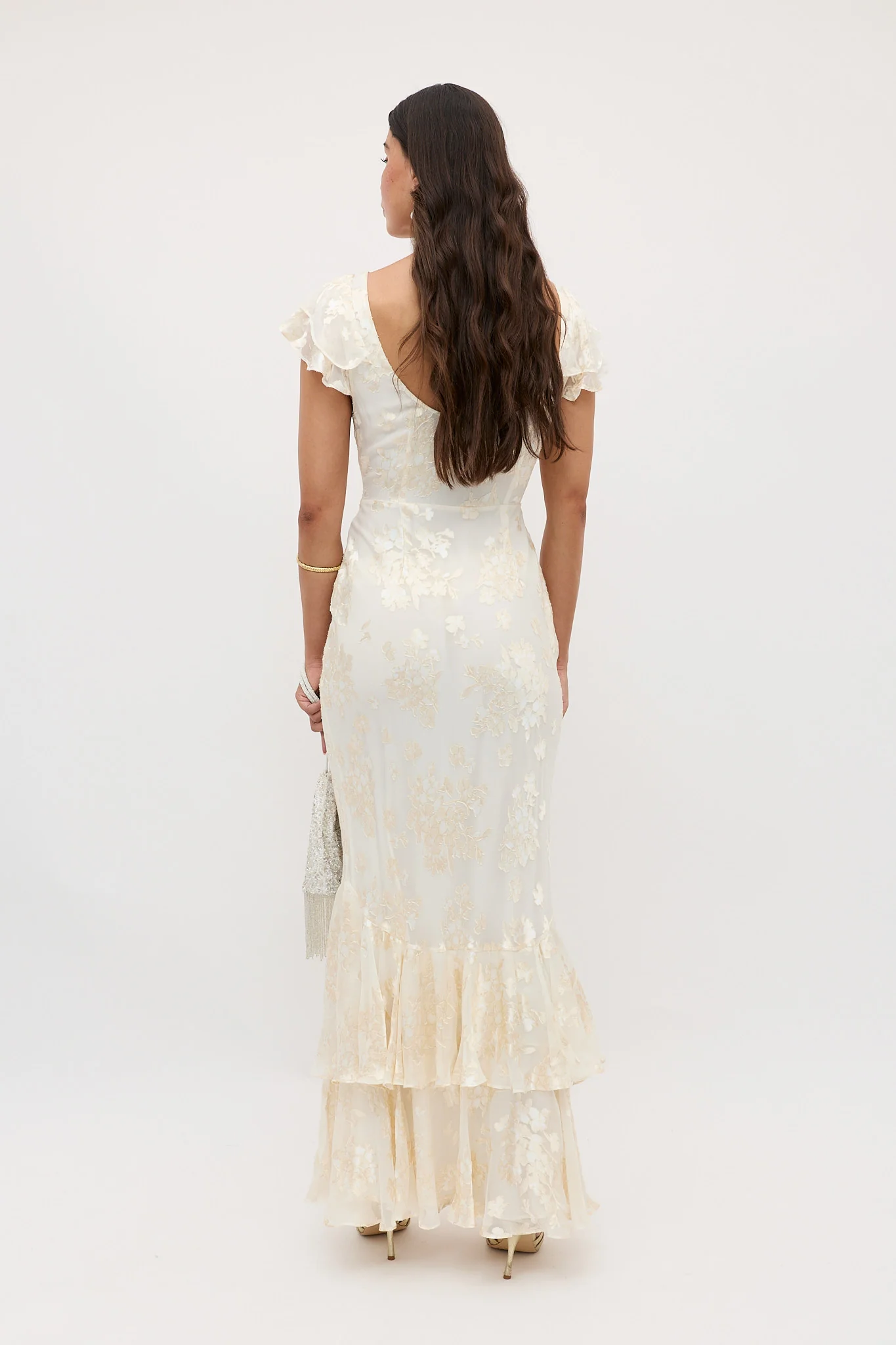 Ordinia  -  Bouquet Devore Cream - Image 3